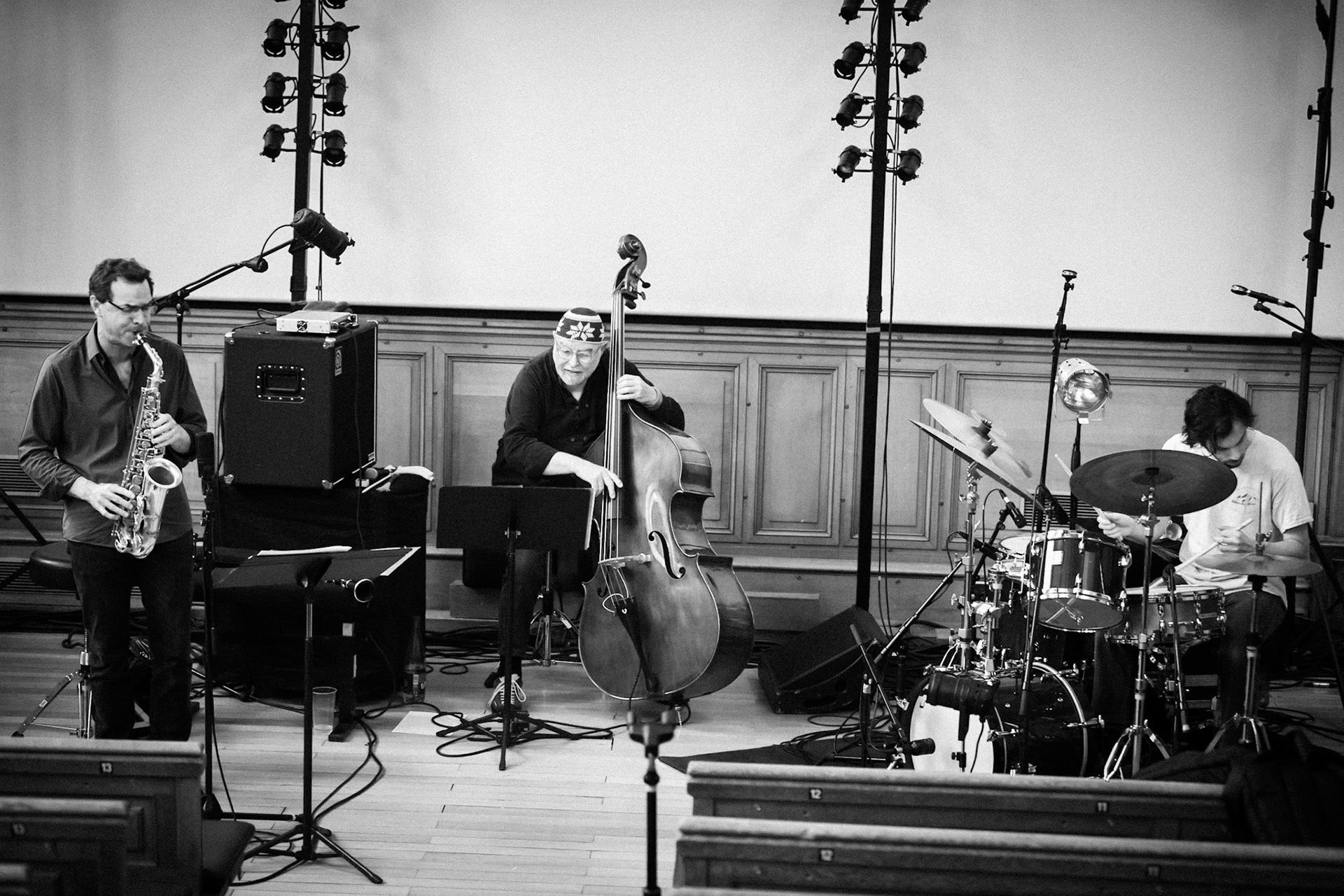 Henri Texier Trio, Festival Jazz Saint-Germain-des-Prés - Paris , Maison de l'Océan - Grand amphithéâtre, 19 mai 2022
