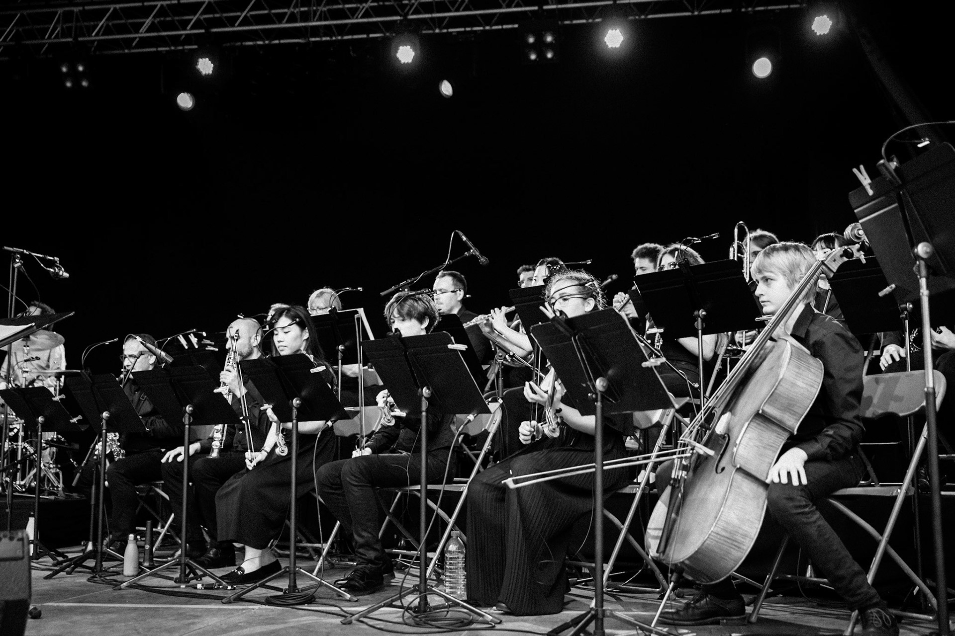 Samy Thiébault "Awé Large Ensemble", La Défense Jazz Festival, Parvis de la Défense, 26 juin 2023
