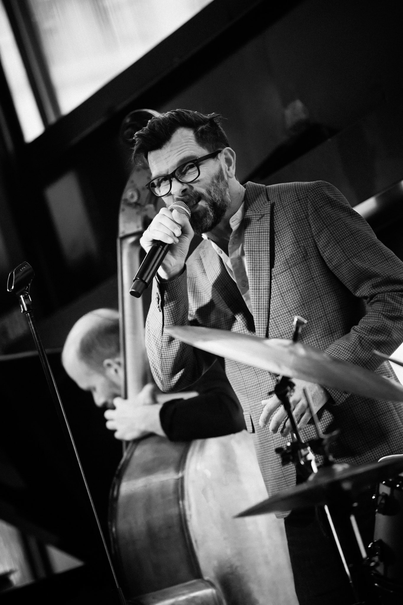 Laurent Courthaliac trio, guests Hugh Coltman &amp; Krysrle Warren, Festival Jazz à Saint-Germain-des-Prés - Paris, Péniche Le Son de la Terre