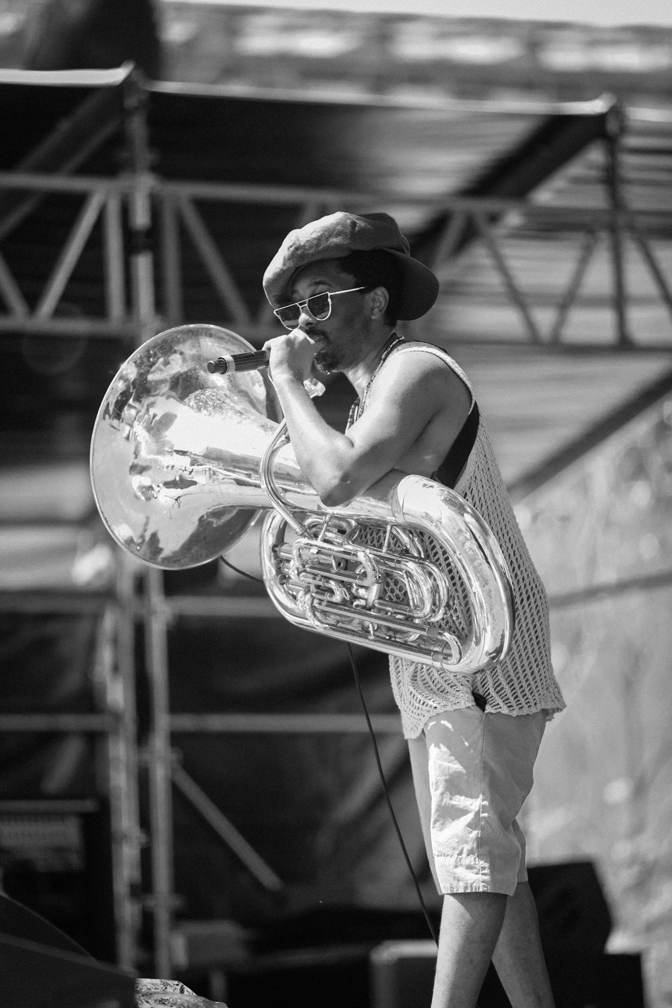 Theon Cross Trio, La Défense Jazz Festival, Parvis de la Défense, 26 mai 2019