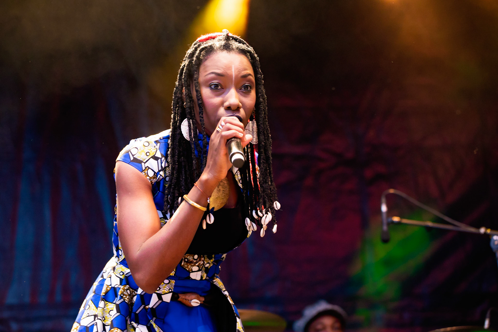 Fatoumata Diawara, 30ème édition Festival Chorus des Hauts-de-Seine, Parvis de La Seine Musicale (Boulogne-Billancourt), 5 avril 2018