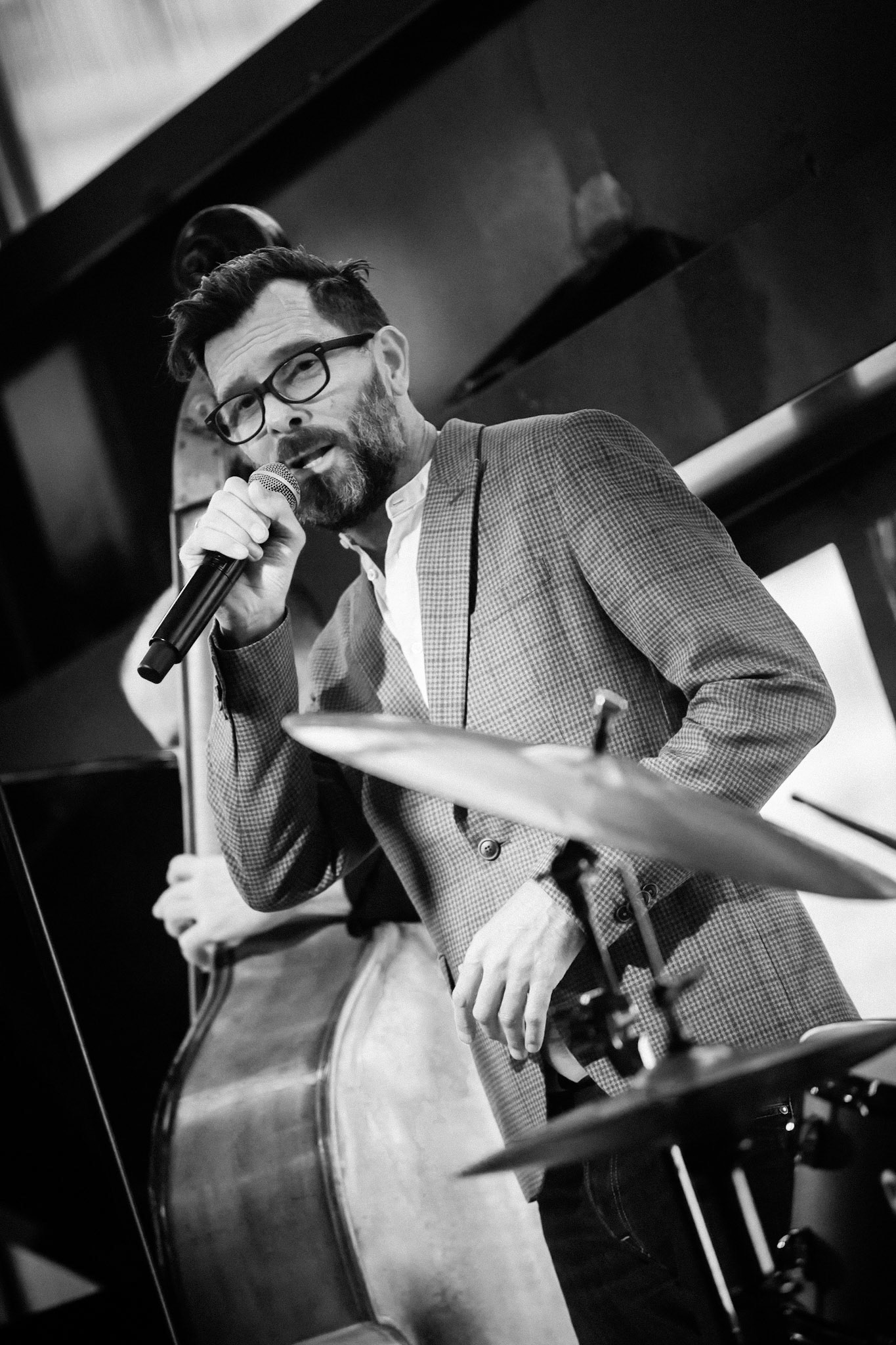Laurent Courthaliac trio, guests Hugh Coltman &amp; Krysrle Warren, Festival Jazz à Saint-Germain-des-Prés - Paris, Péniche Le Son de la Terre