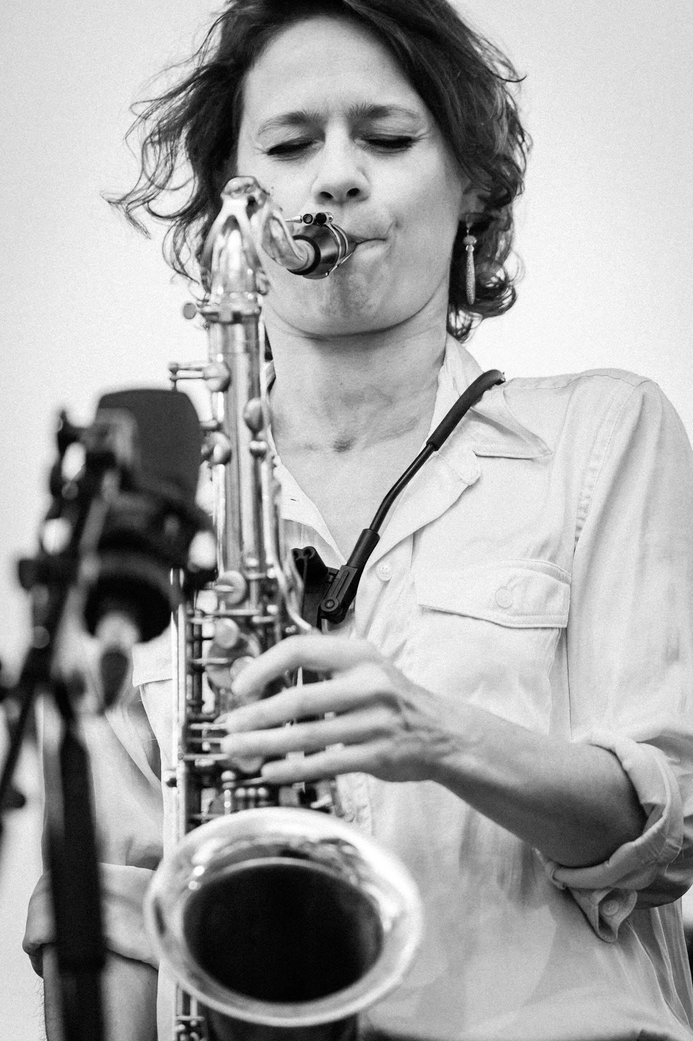 Sophie Alour invite Abdallah Abozekry, La Défense Jazz Festival, Parvis de la Défense, 23 septembre 2020