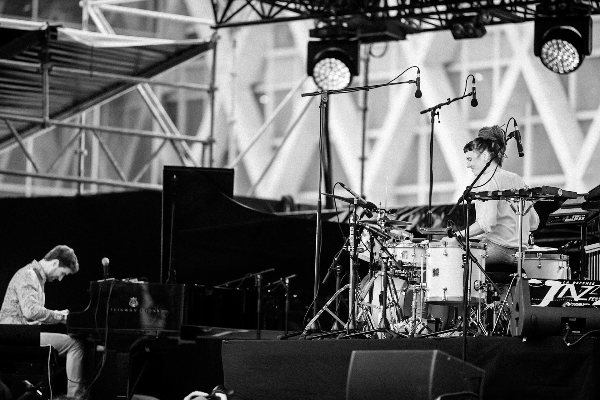Obradovic Tixier Duo, La Défense Jazz Festival, Parvis de la Défense, 24 septembre 2020