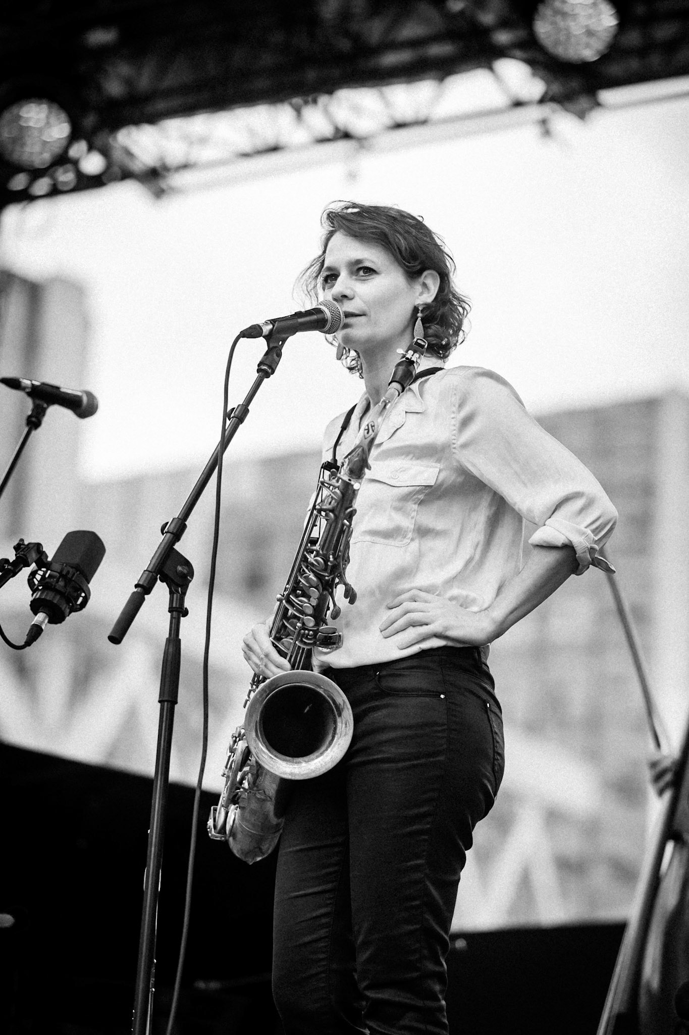 Sophie Alour invite Abdallah Abozekry, La Défense Jazz Festival, Parvis de la Défense, 23 septembre 2020
