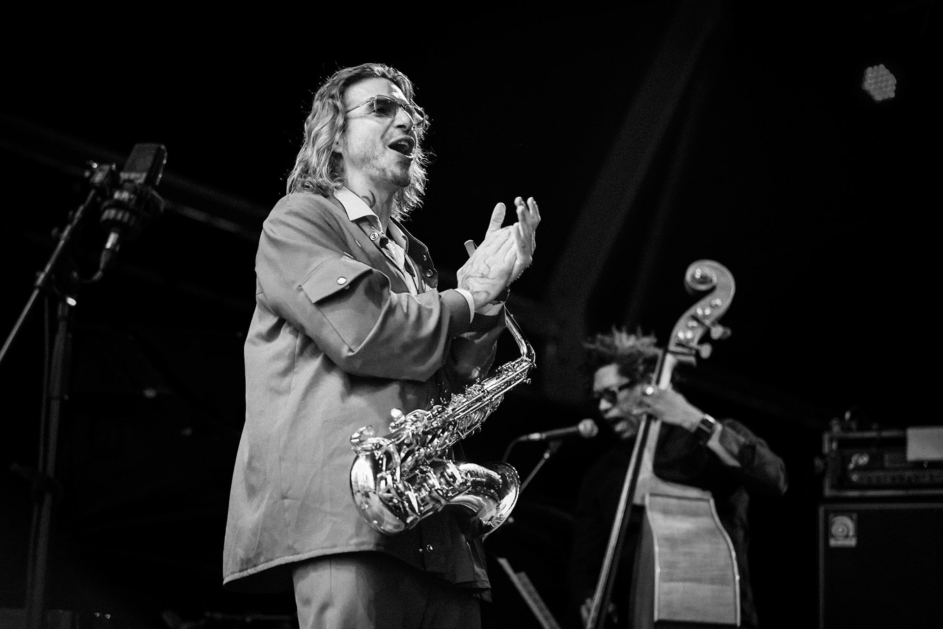 Samy Thiébault "Awé Large Ensemble", La Défense Jazz Festival, Parvis de la Défense, 26 juin 2023