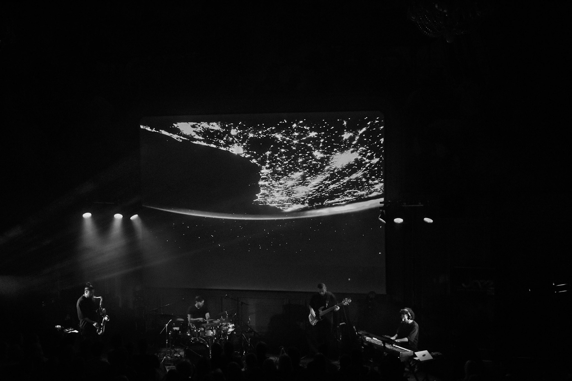 Guillaume Perret Quartet, Festival Jazz à Saint-Germain-des-Prés - Paris, grand amphithéâtre de la Maison de l'Océan