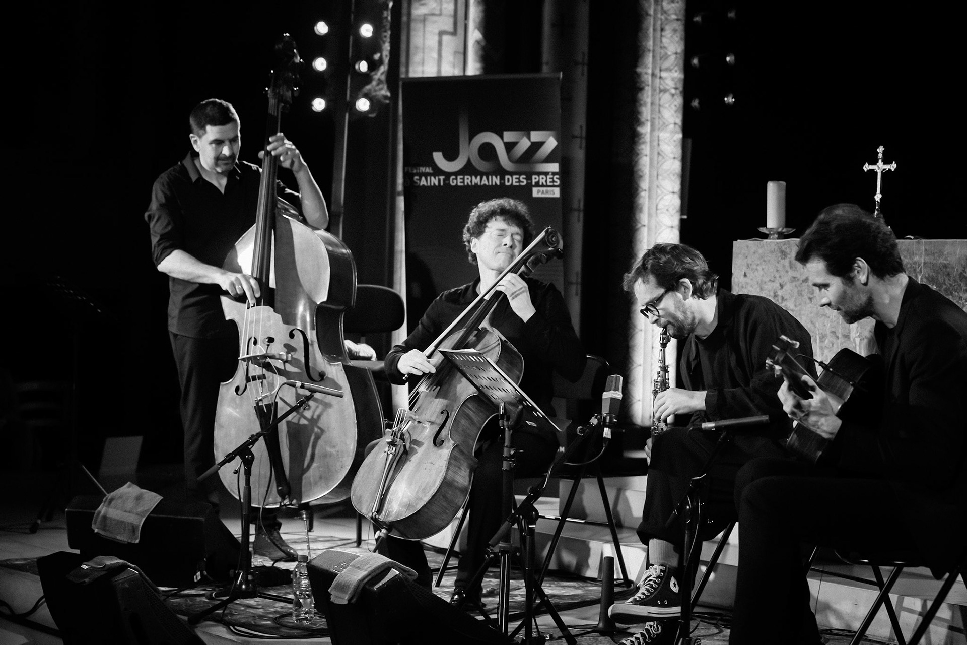 Loco Cello Feat Emile Parisien, Festival Jazz à Saint-Germain-des-Prés - Paris, Eglise Saint-Germain-des-Prés