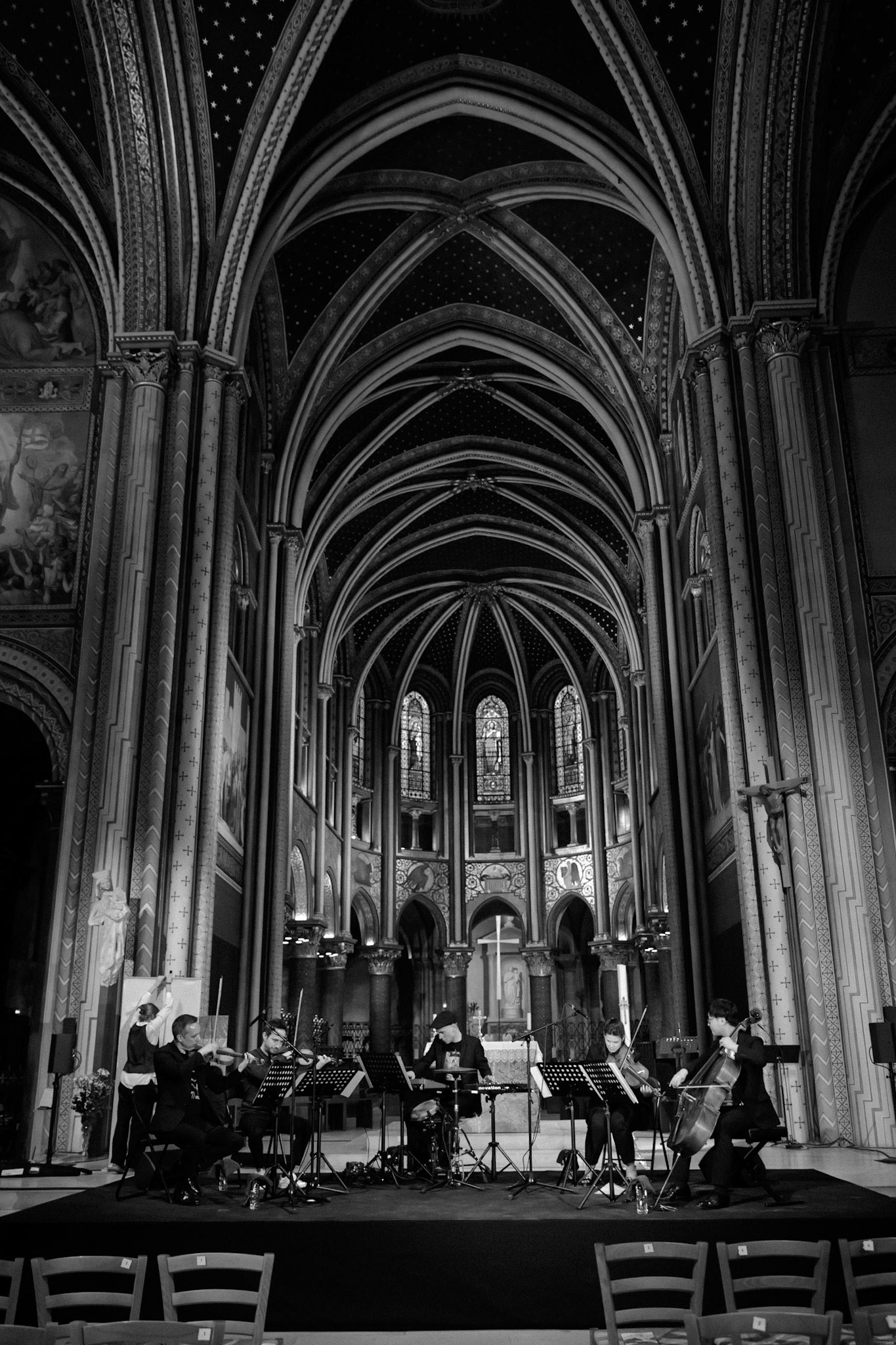 Quatuor Ebène &amp; Xavier Tribolet, Festival Jazz à Saint-Germain-des-Prés - Paris, Eglise Saint-Germain-des-Prés
