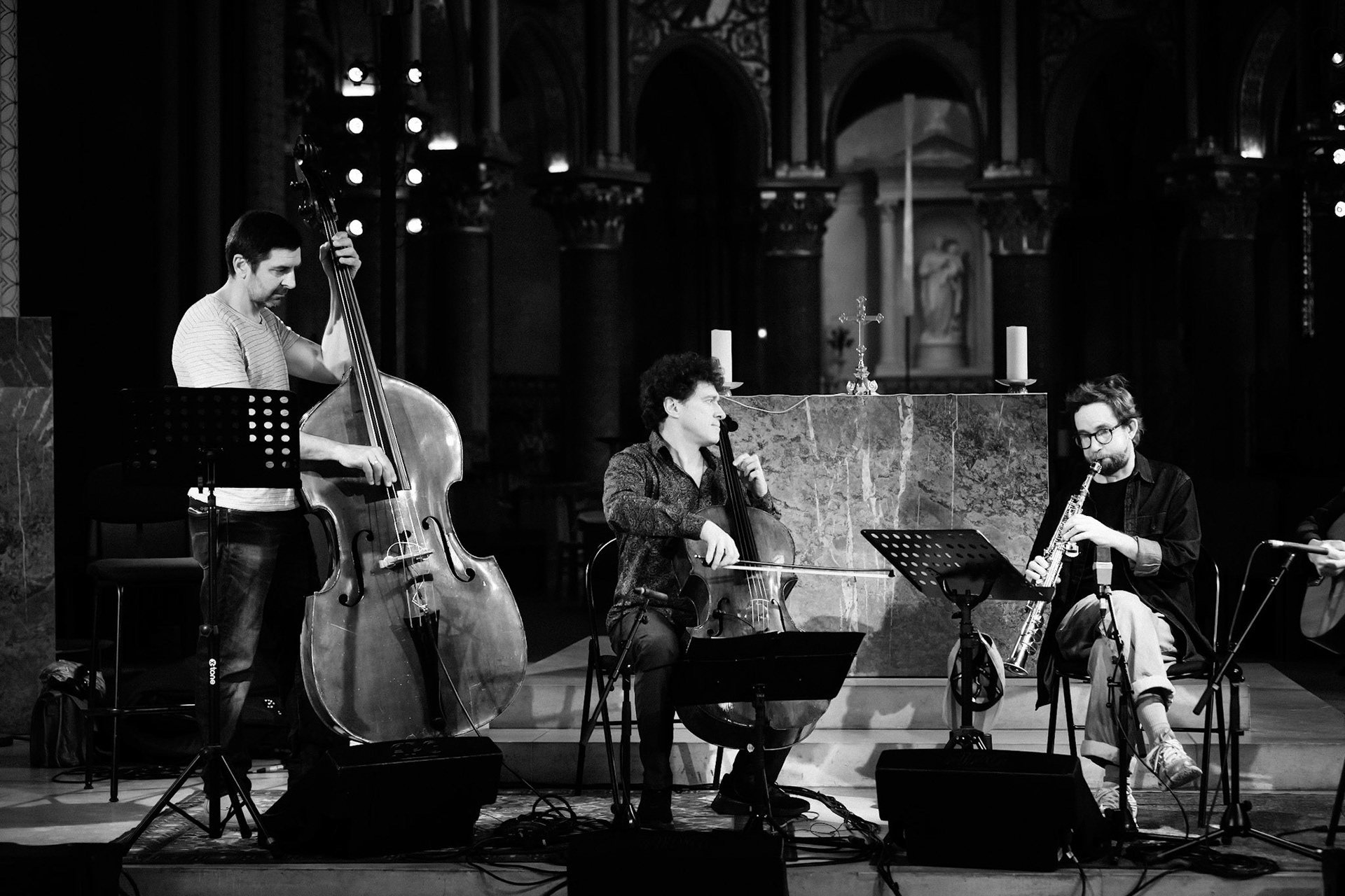 Loco Cello Feat Emile Parisien, Festival Jazz à Saint-Germain-des-Prés - Paris, Eglise Saint-Germain-des-Prés