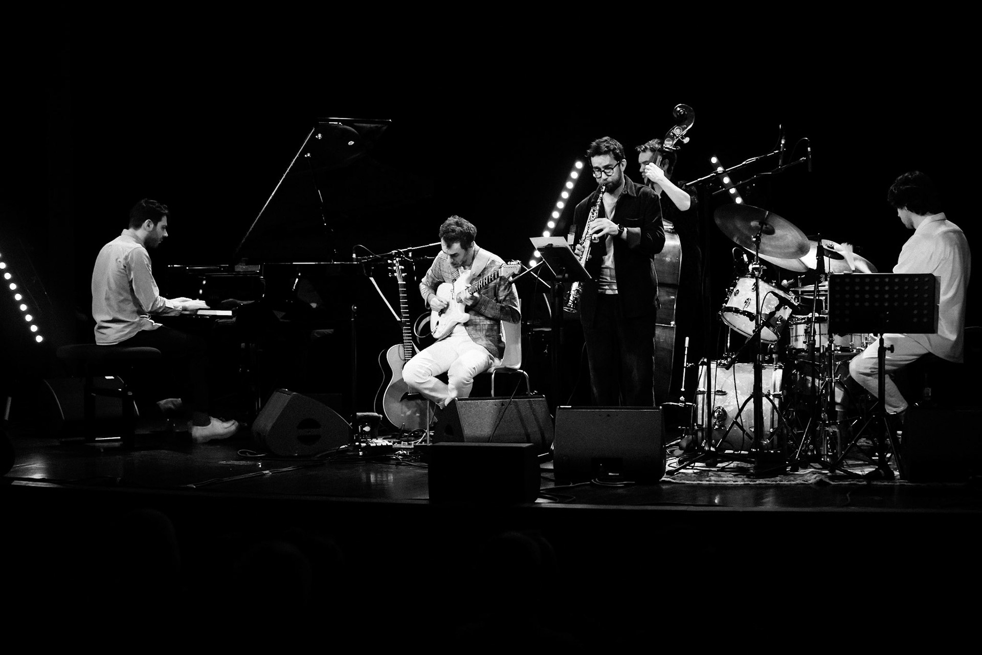 Gautier Garrigue Quartet feat Emile Parisien, Festival Jazz à Saint-Germain-des-Prés - Paris, Théâtre de l'Alliance Française