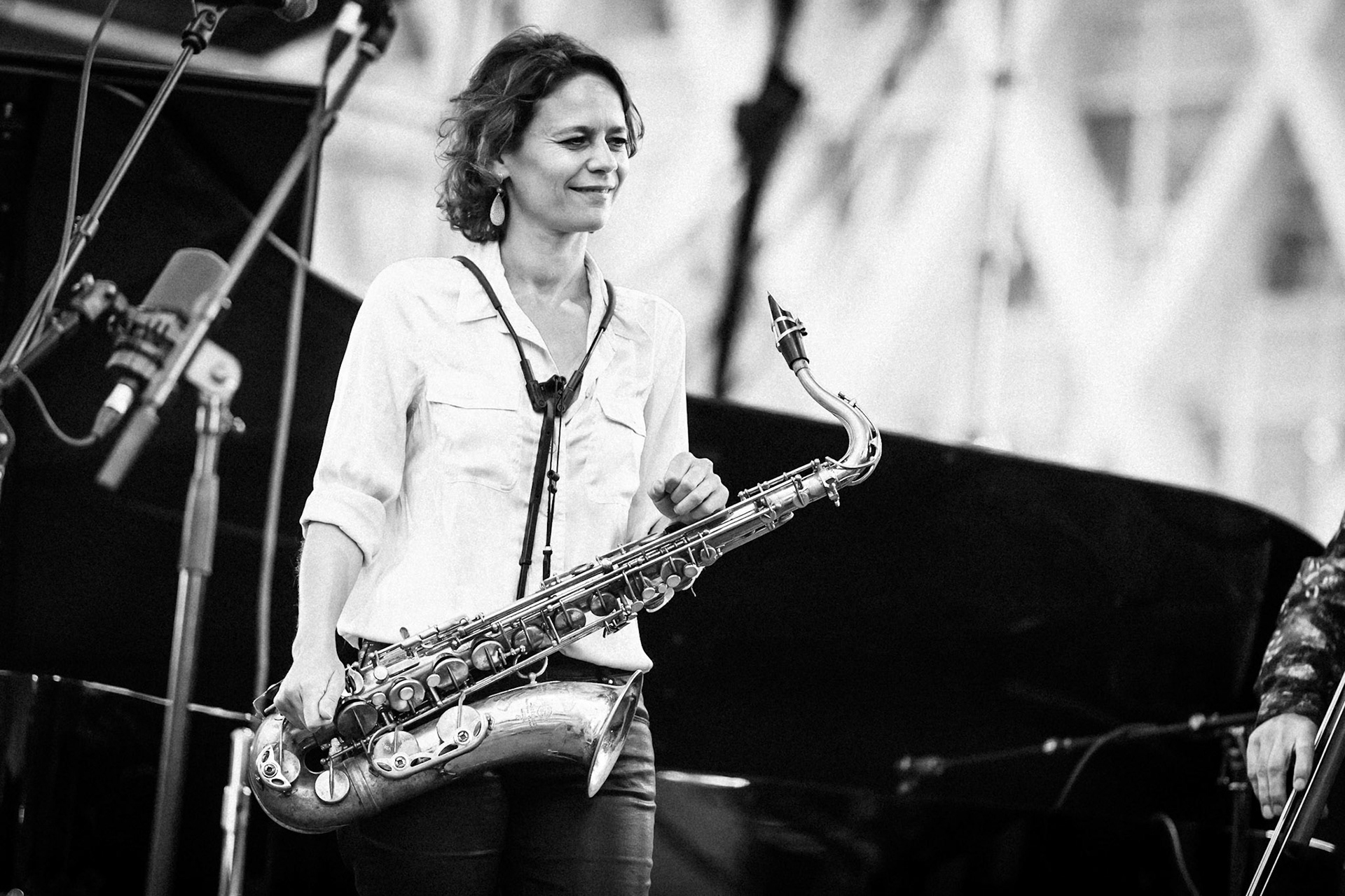 Sophie Alour invite Abdallah Abozekry, La Défense Jazz Festival, Parvis de la Défense, 23 septembre 2020