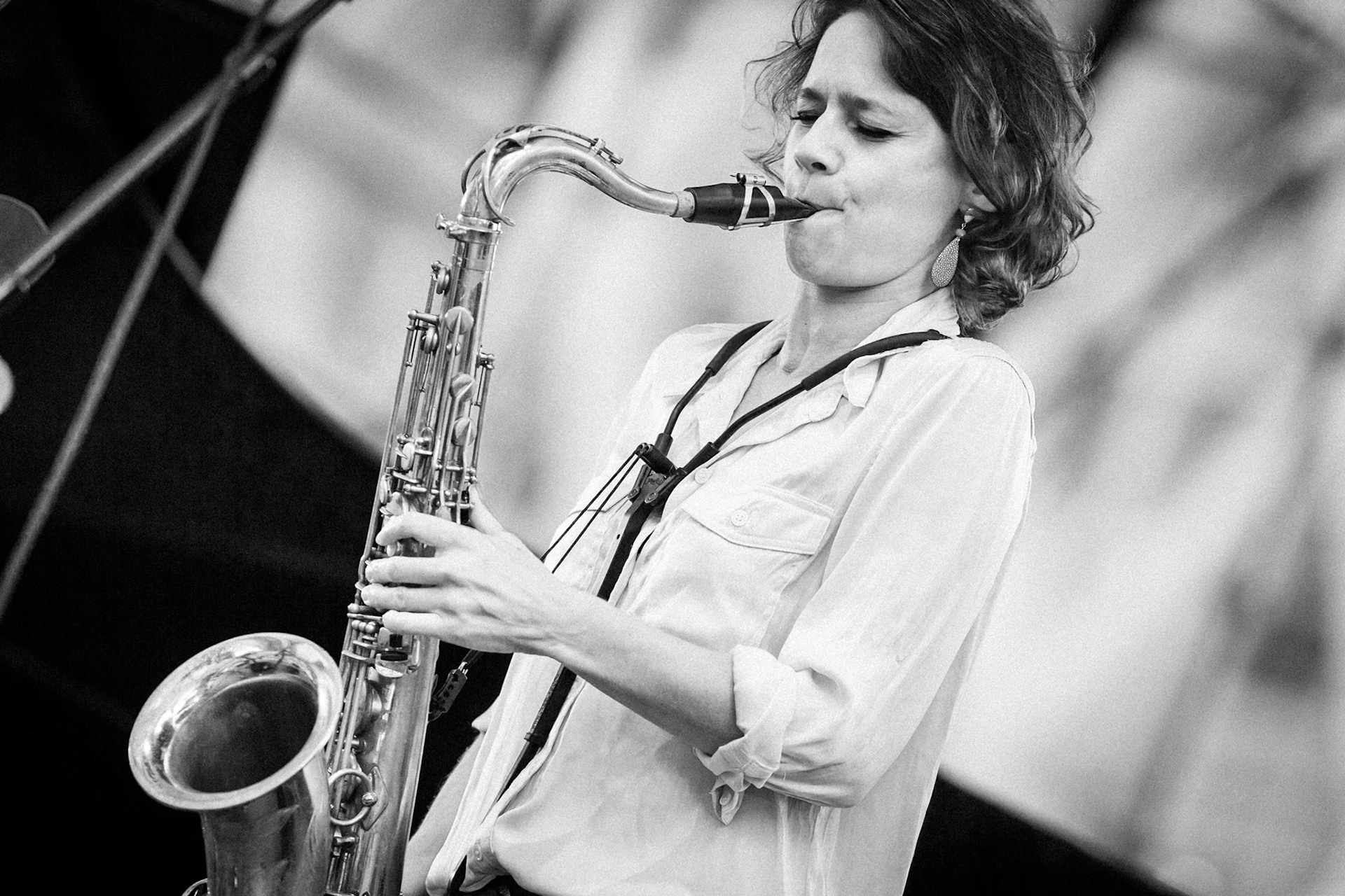 Sophie Alour invite Abdallah Abozekry, La Défense Jazz Festival, Parvis de la Défense, 23 septembre 2020