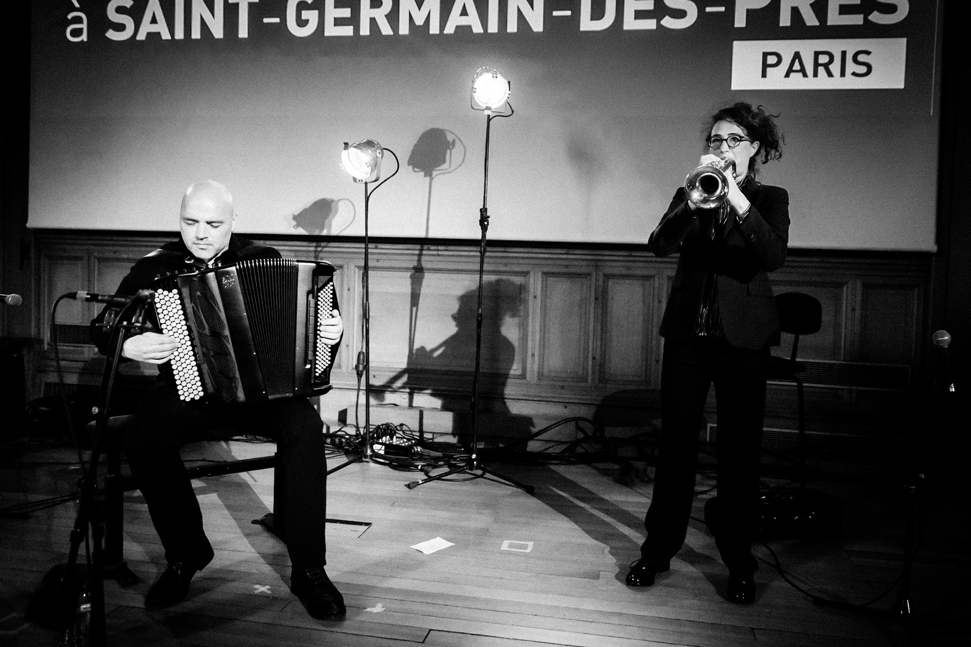 Airelle Besson &amp; Lionel Suarez, Festival Jazz Saint-Germain-des-Prés - Paris , Maison de l'Océan - Grand amphithéâtre, 21 mai 2022