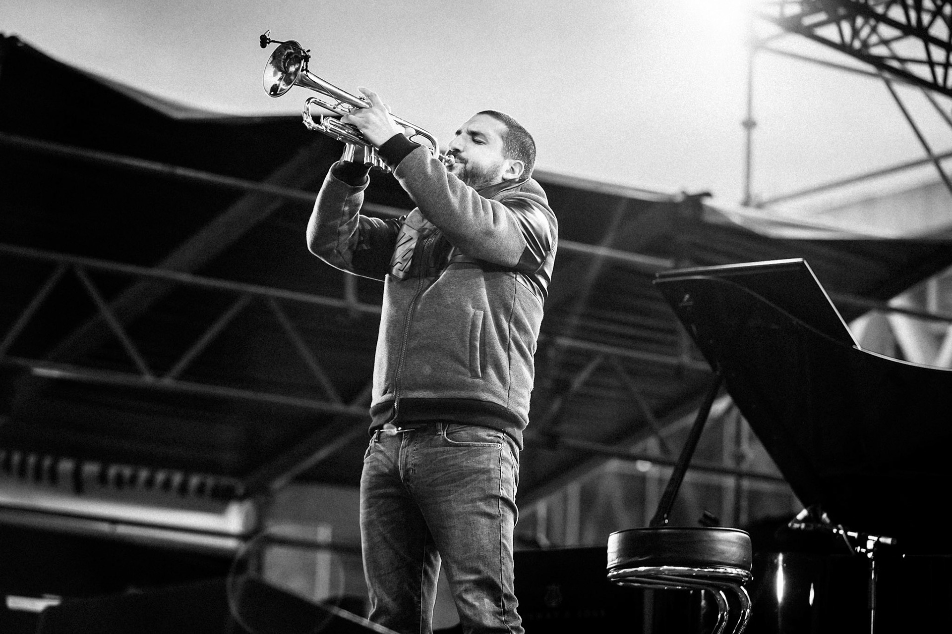 Ibrahim Maalouf avec François Delporte, La Défense Jazz Festival, Parvis de la Défense, 26 septembre 2020
