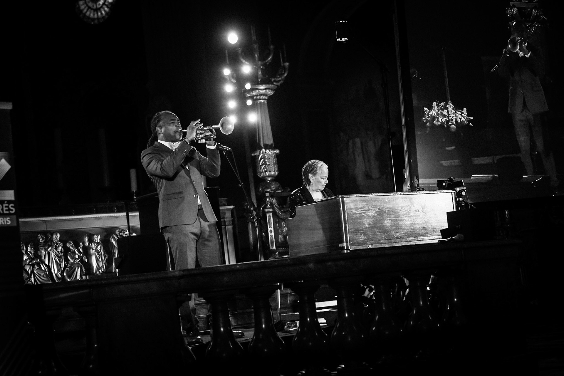 Rhoda Scott &amp; Sophie-Véronique Cauchefer-Choplin, Festival Jazz à Saint-Germain-des-Prés - Paris, Eglise Saint-Sulpice