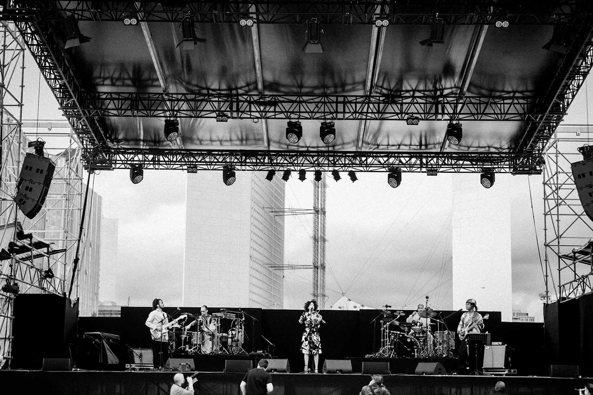 Ylian Cañizares, La Défense Jazz Festival, Parvis de la Défense, 23 septembre 2020