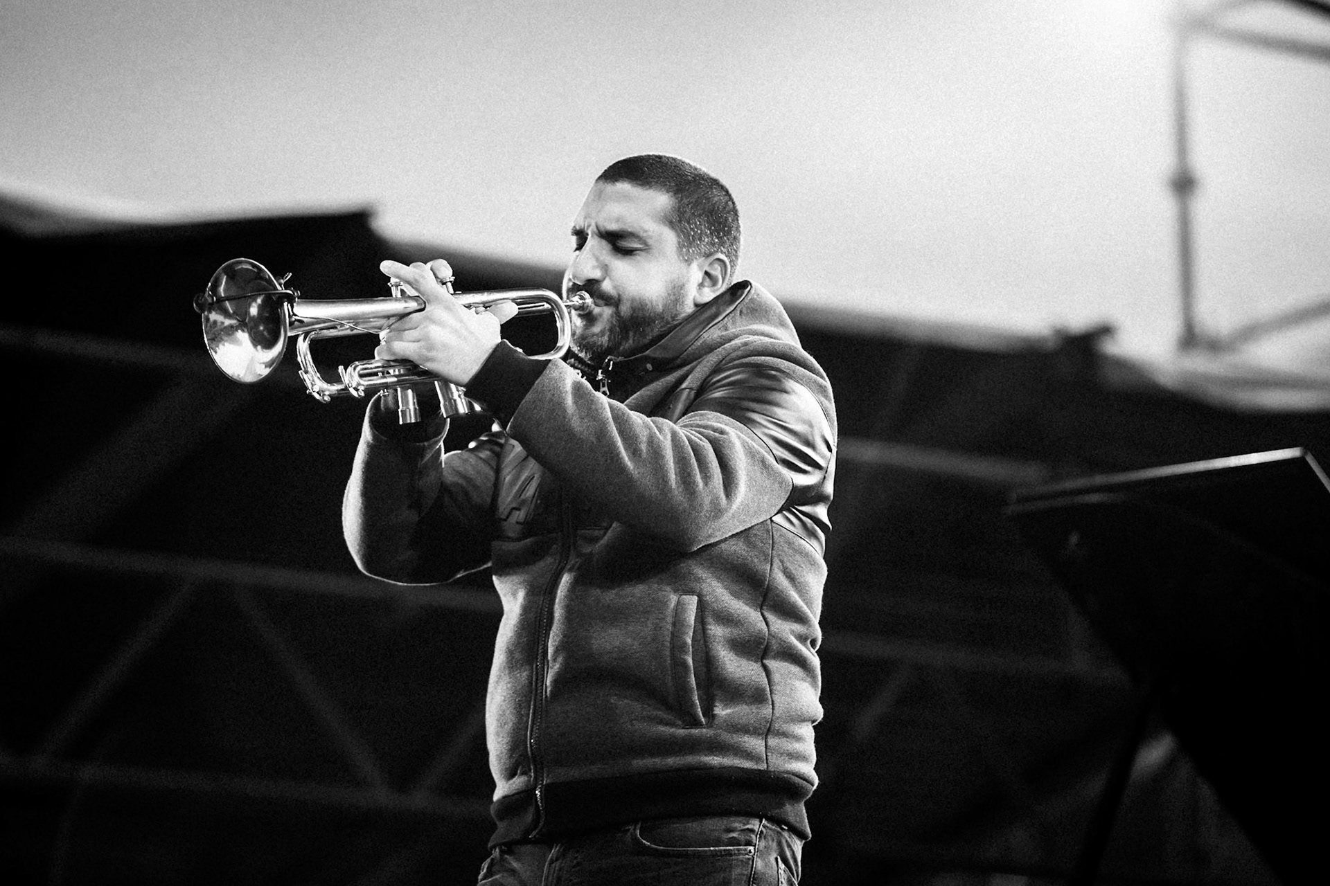 Ibrahim Maalouf avec François Delporte, La Défense Jazz Festival, Parvis de la Défense, 26 septembre 2020