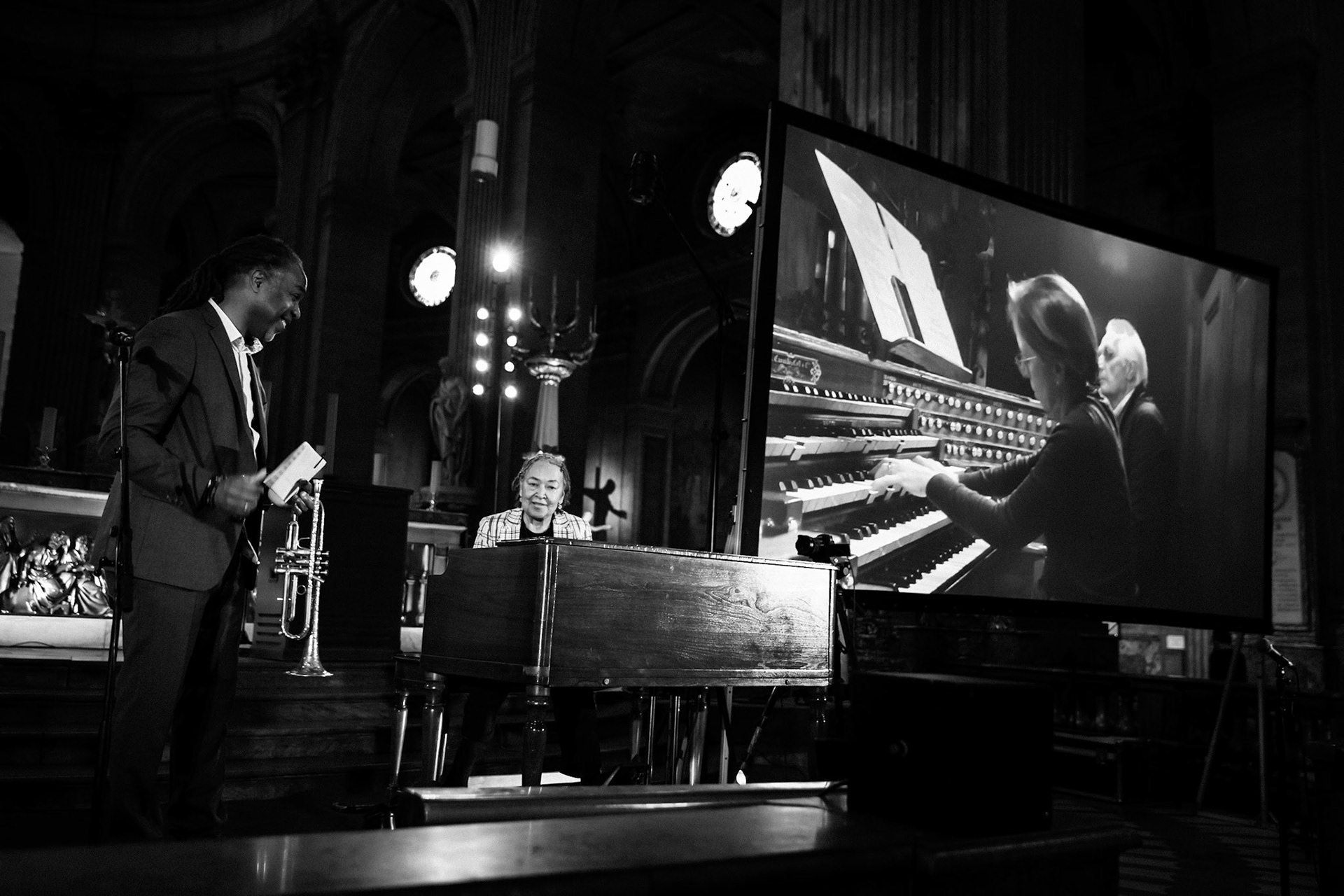 Rhoda Scott &amp; Sophie-Véronique Cauchefer-Choplin, Festival Jazz à Saint-Germain-des-Prés - Paris, Eglise Saint-Sulpice