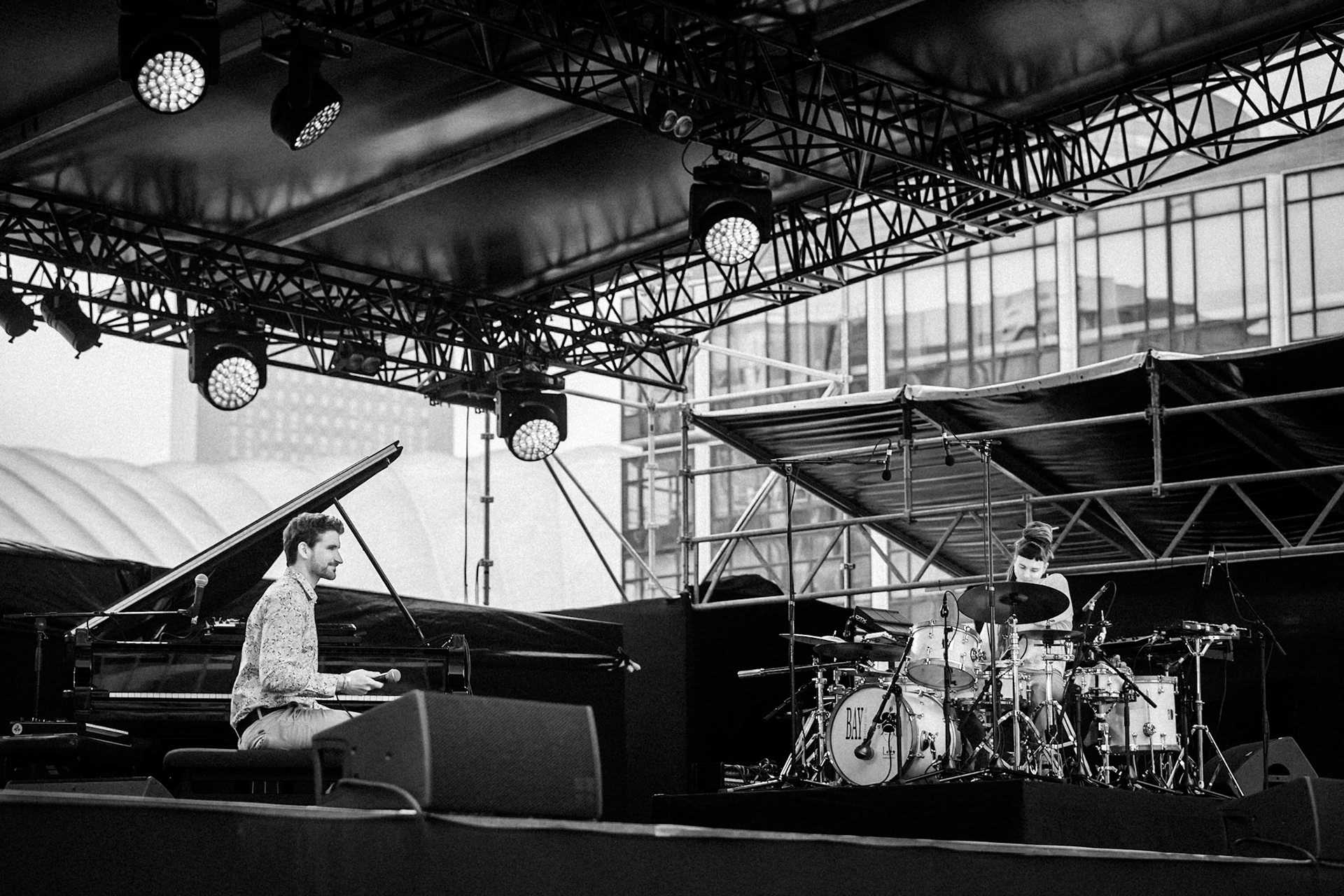 Obradovic Tixier Duo, La Défense Jazz Festival, Parvis de la Défense, 24 septembre 2020