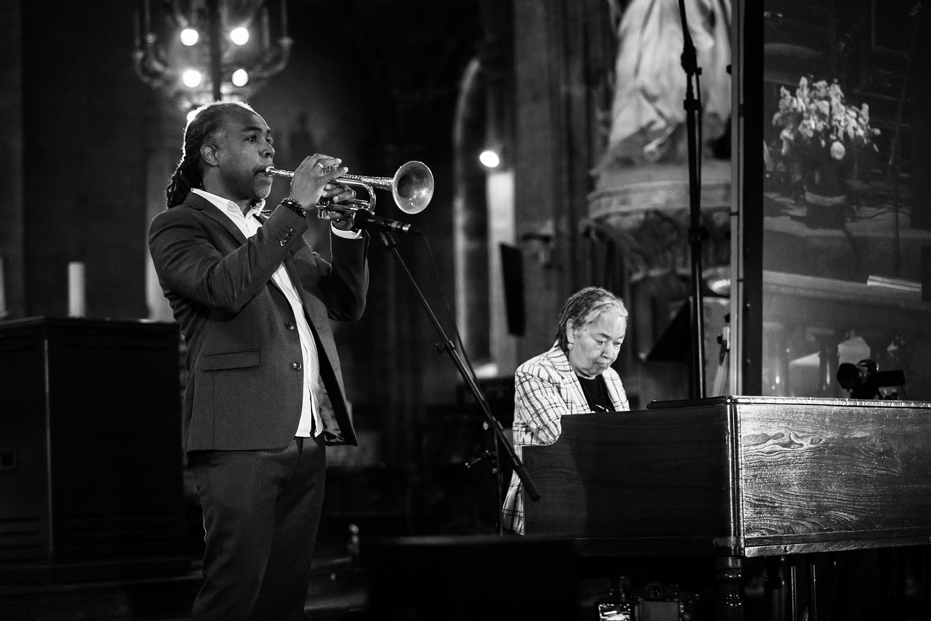 Rhoda Scott &amp; Sophie-Véronique Cauchefer-Choplin, Festival Jazz à Saint-Germain-des-Prés - Paris, Eglise Saint-Sulpice