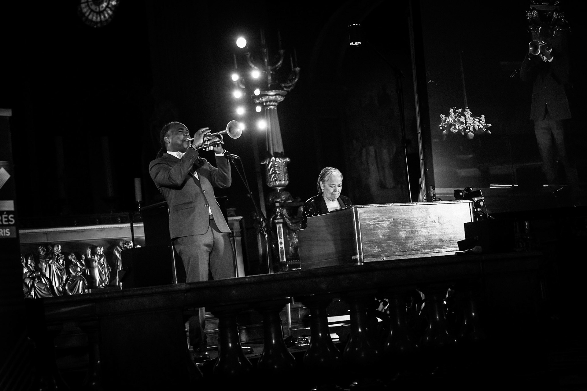 Rhoda Scott &amp; Sophie-Véronique Cauchefer-Choplin, Festival Jazz à Saint-Germain-des-Prés - Paris, Eglise Saint-Sulpice