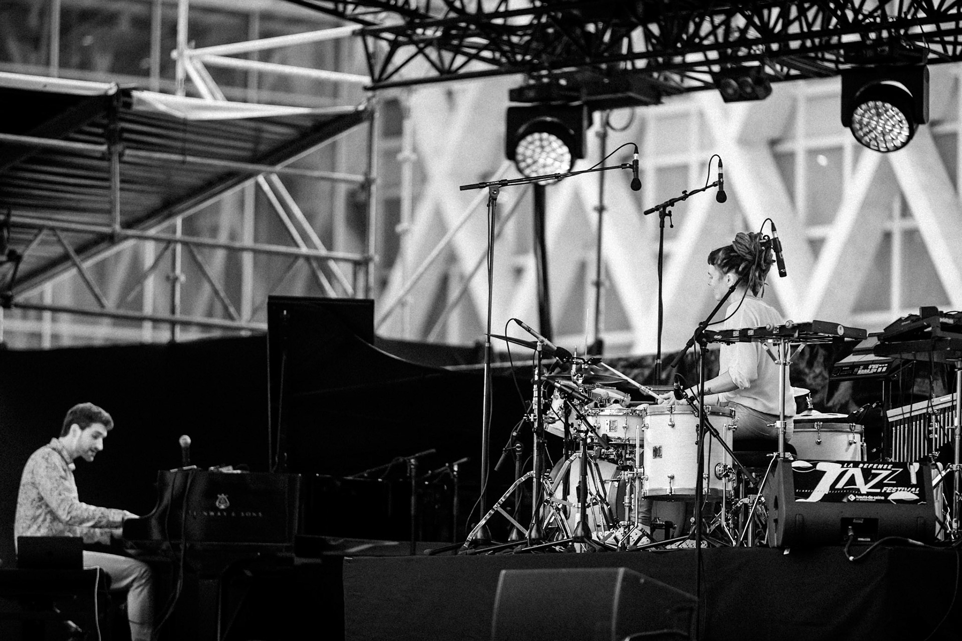 Obradovic Tixier Duo, La Défense Jazz Festival, Parvis de la Défense, 24 septembre 2020