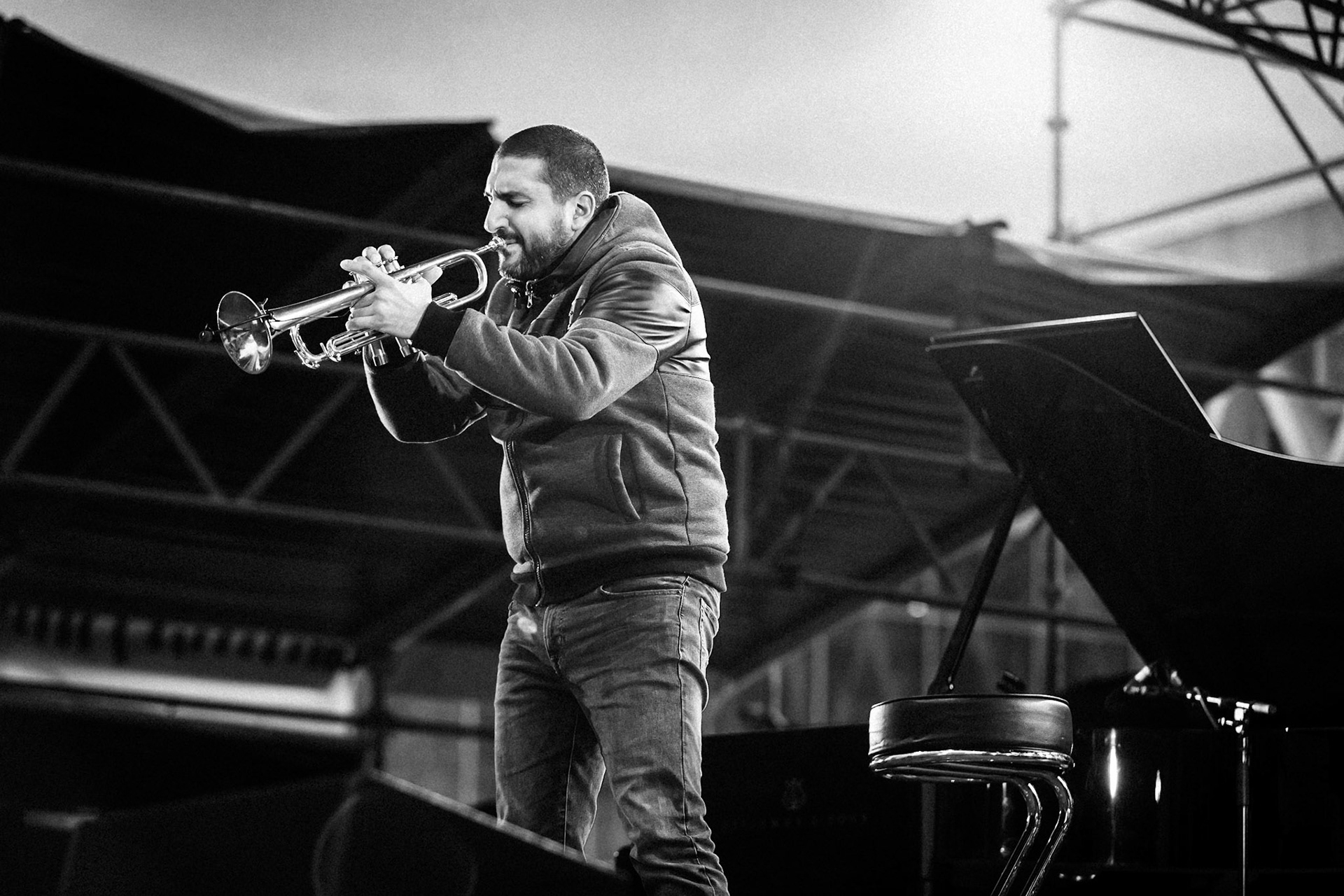 Ibrahim Maalouf avec François Delporte, La Défense Jazz Festival, Parvis de la Défense, 26 septembre 2020