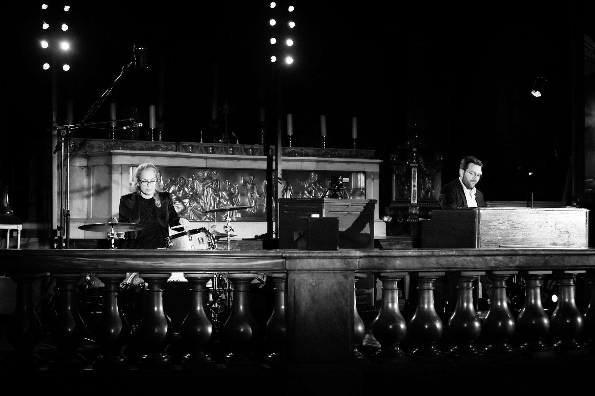 Sophie-Véronique Cauchefer-Choplin &amp; Laurent Coulondre, Festival Jazz à Saint-Germain-des-Prés - Paris, Eglise Saint-Sulpice