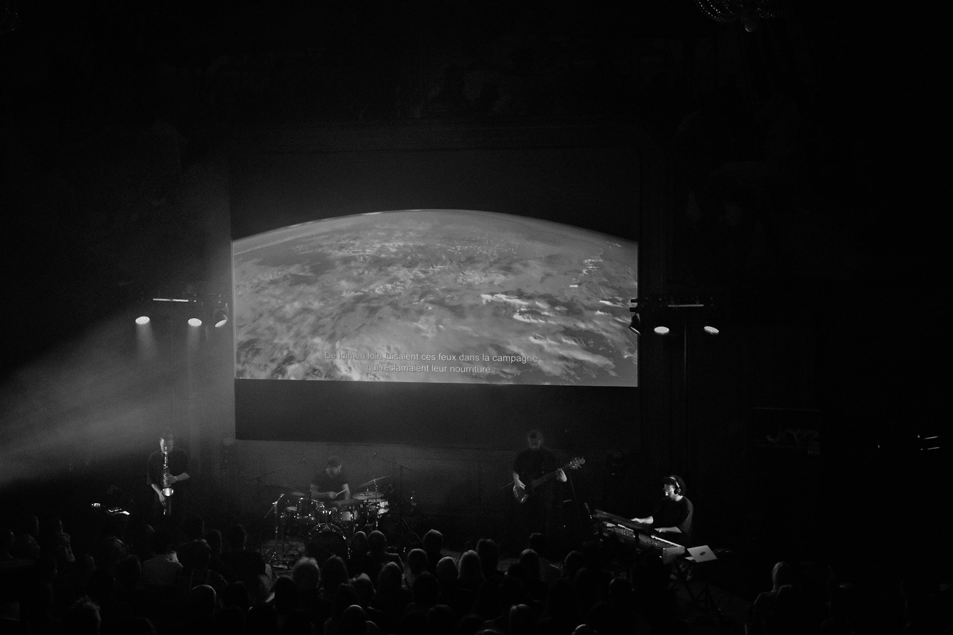 Guillaume Perret Quartet, Festival Jazz à Saint-Germain-des-Prés - Paris, grand amphithéâtre de la Maison de l'Océan
