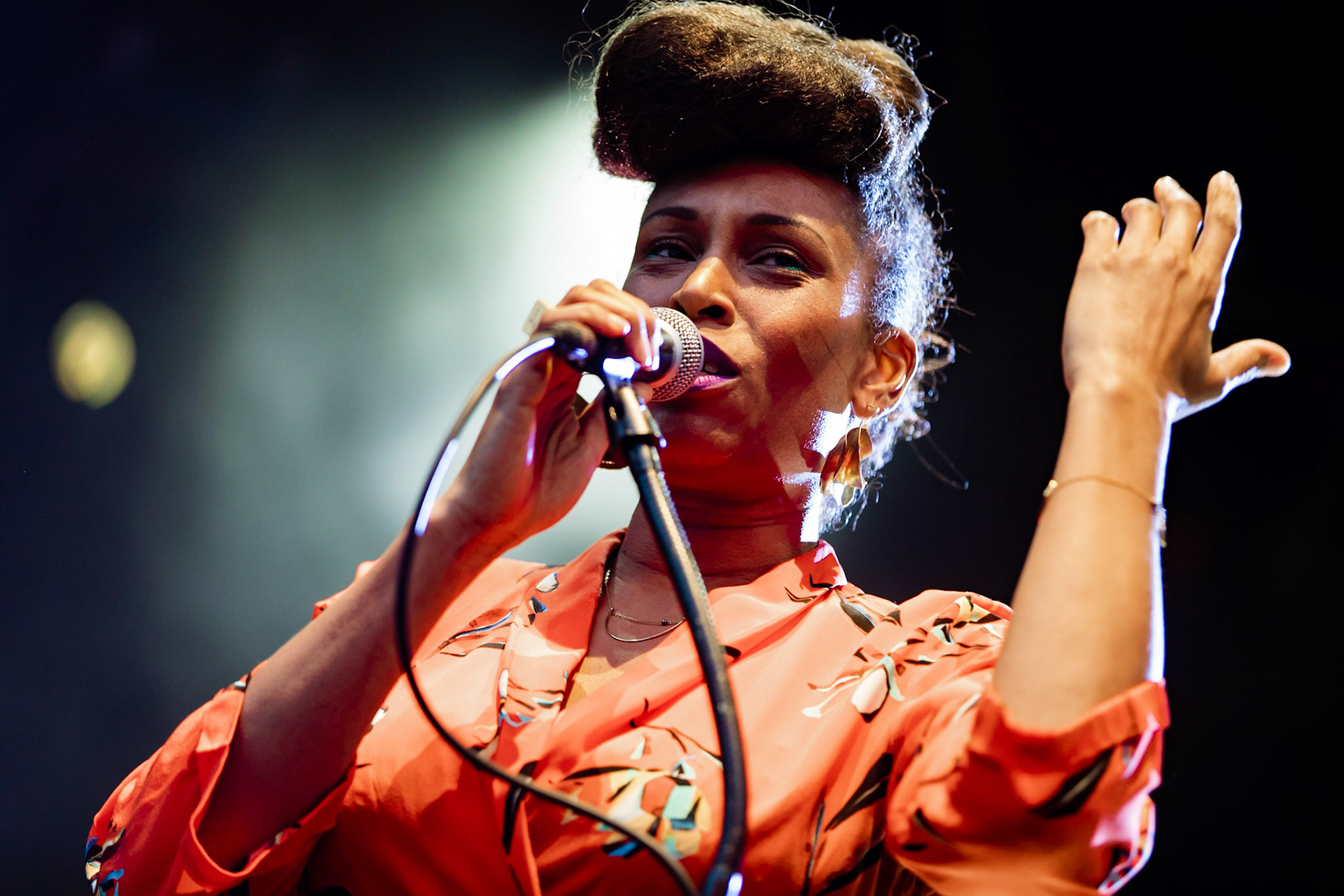 Sandra Nkaké, 30ème édition Festival Chorus des Hauts-de-Seine, Parvis de La Seine Musicale (Boulogne-Billancourt), 6 avril 2018