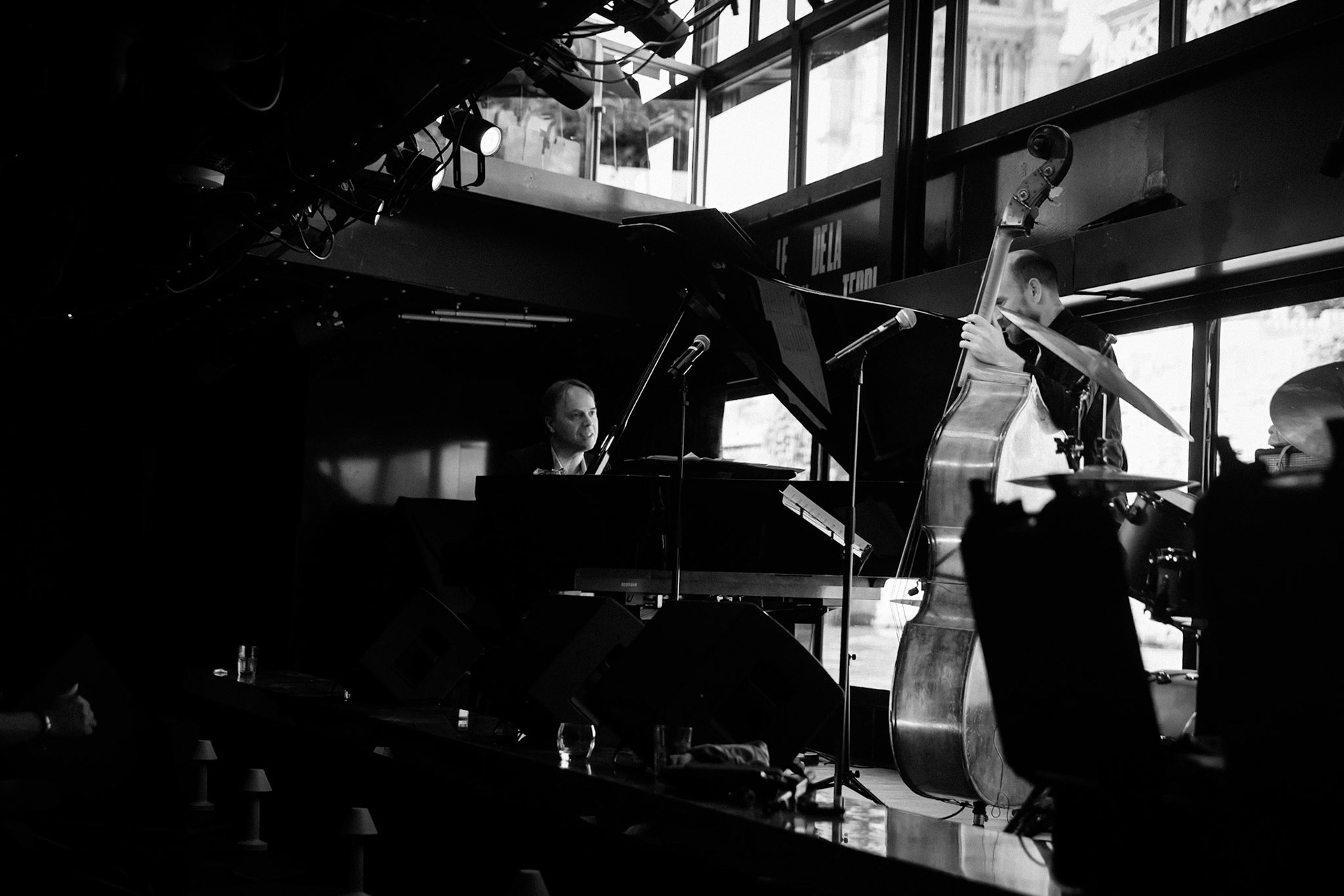 Laurent Courthaliac trio, guests Hugh Coltman &amp; Krysrle Warren, Festival Jazz à Saint-Germain-des-Prés - Paris, Péniche Le Son de la Terre