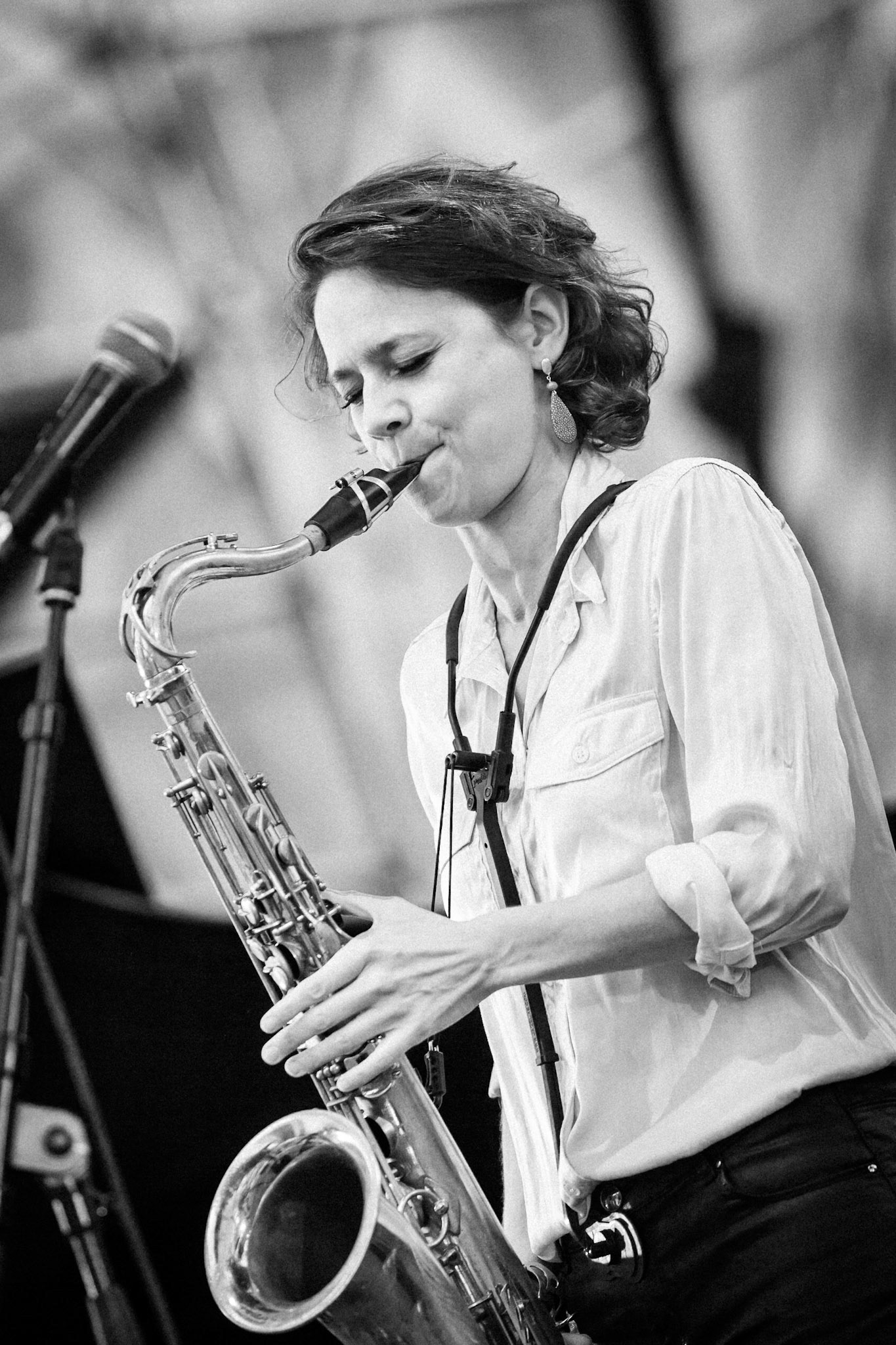 Sophie Alour invite Abdallah Abozekry, La Défense Jazz Festival, Parvis de la Défense, 23 septembre 2020