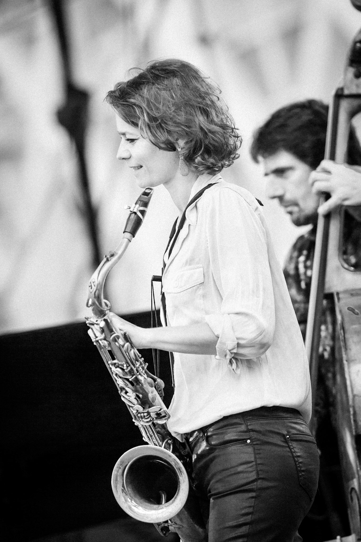 Sophie Alour invite Abdallah Abozekry, La Défense Jazz Festival, Parvis de la Défense, 23 septembre 2020