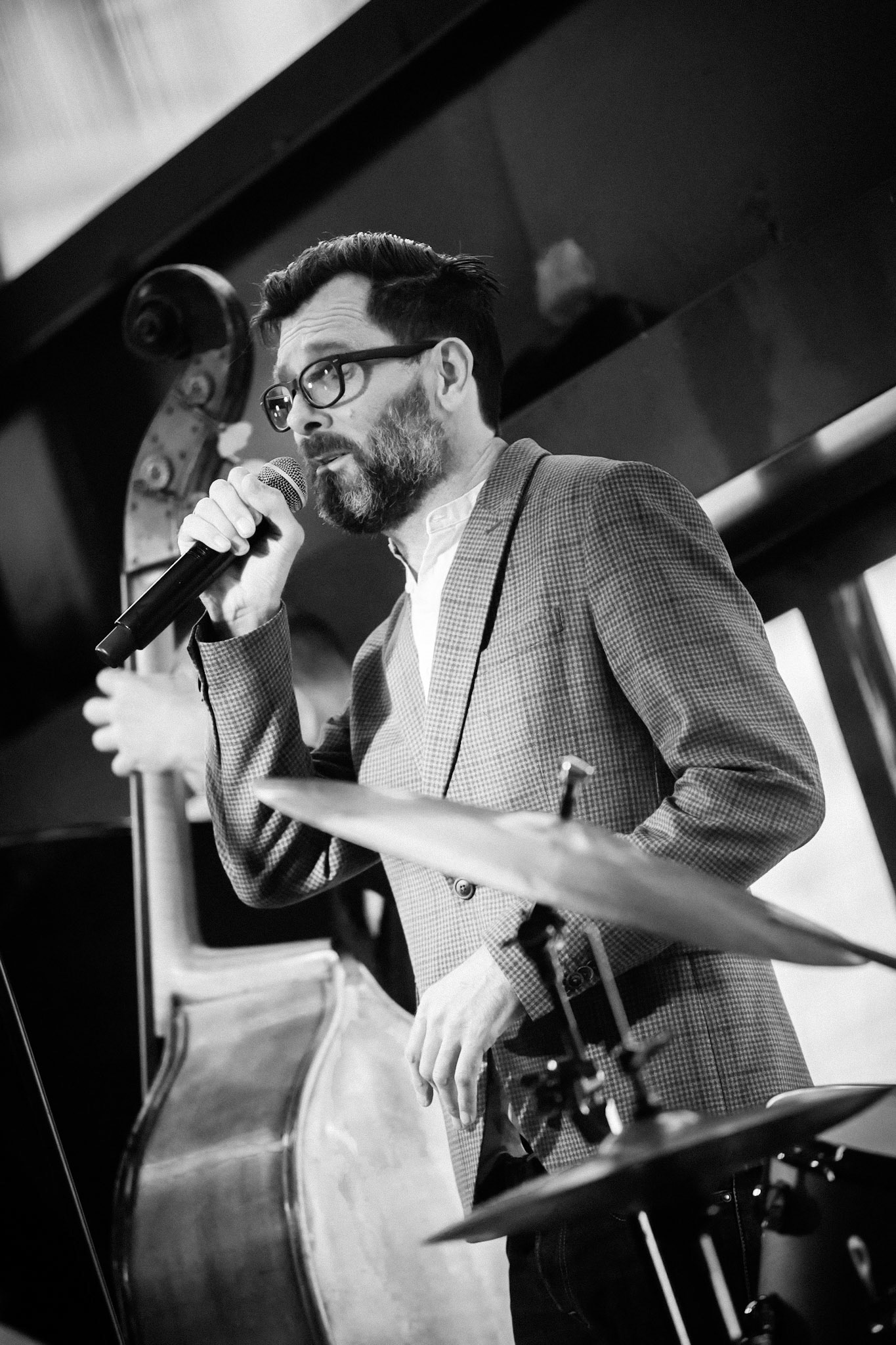 Laurent Courthaliac trio, guests Hugh Coltman &amp; Krysrle Warren, Festival Jazz à Saint-Germain-des-Prés - Paris, Péniche Le Son de la Terre