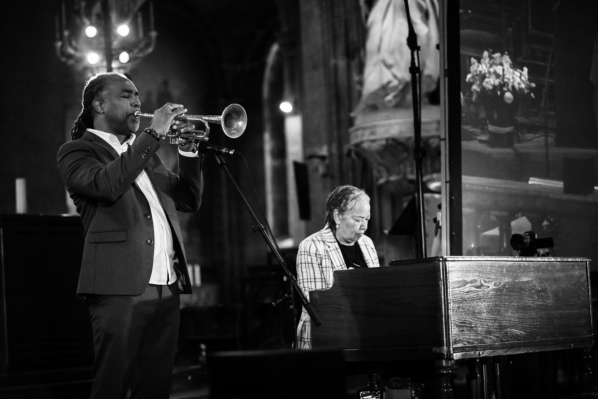 Rhoda Scott &amp; Sophie-Véronique Cauchefer-Choplin, Festival Jazz à Saint-Germain-des-Prés - Paris, Eglise Saint-Sulpice