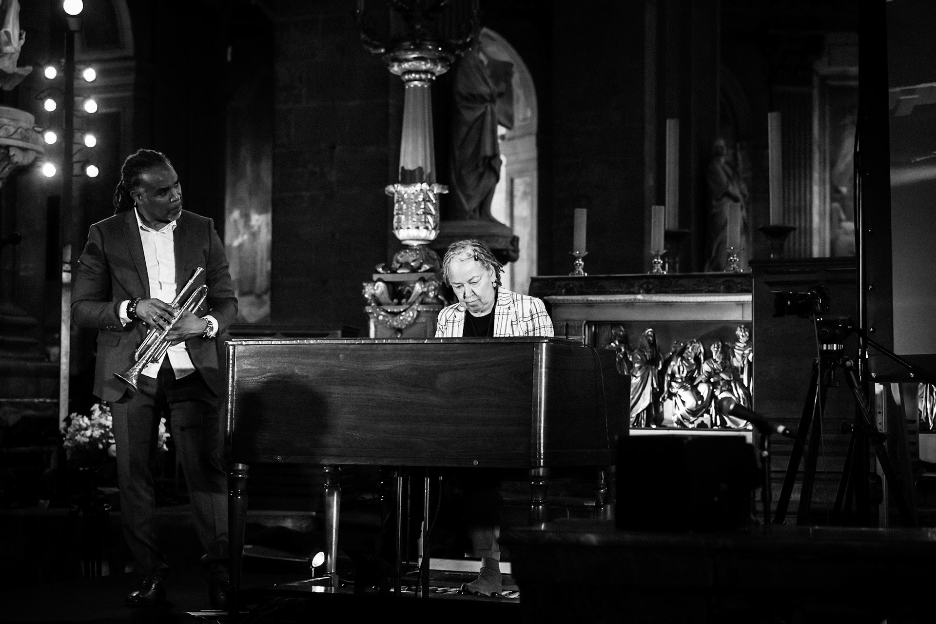 Rhoda Scott &amp; Sophie-Véronique Cauchefer-Choplin, Festival Jazz à Saint-Germain-des-Prés - Paris, Eglise Saint-Sulpice