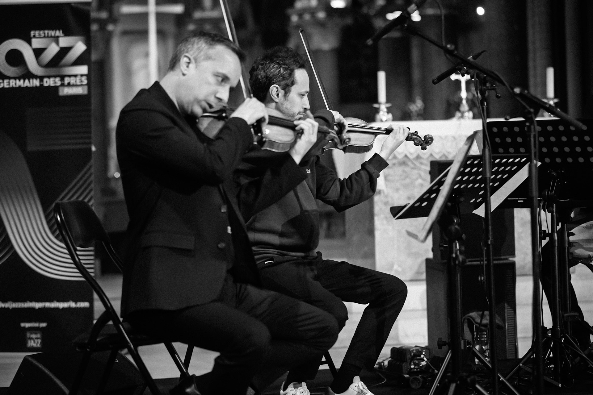 Quatuor Ebène &amp; Xavier Tribolet, Festival Jazz à Saint-Germain-des-Prés - Paris, Eglise Saint-Germain-des-Prés