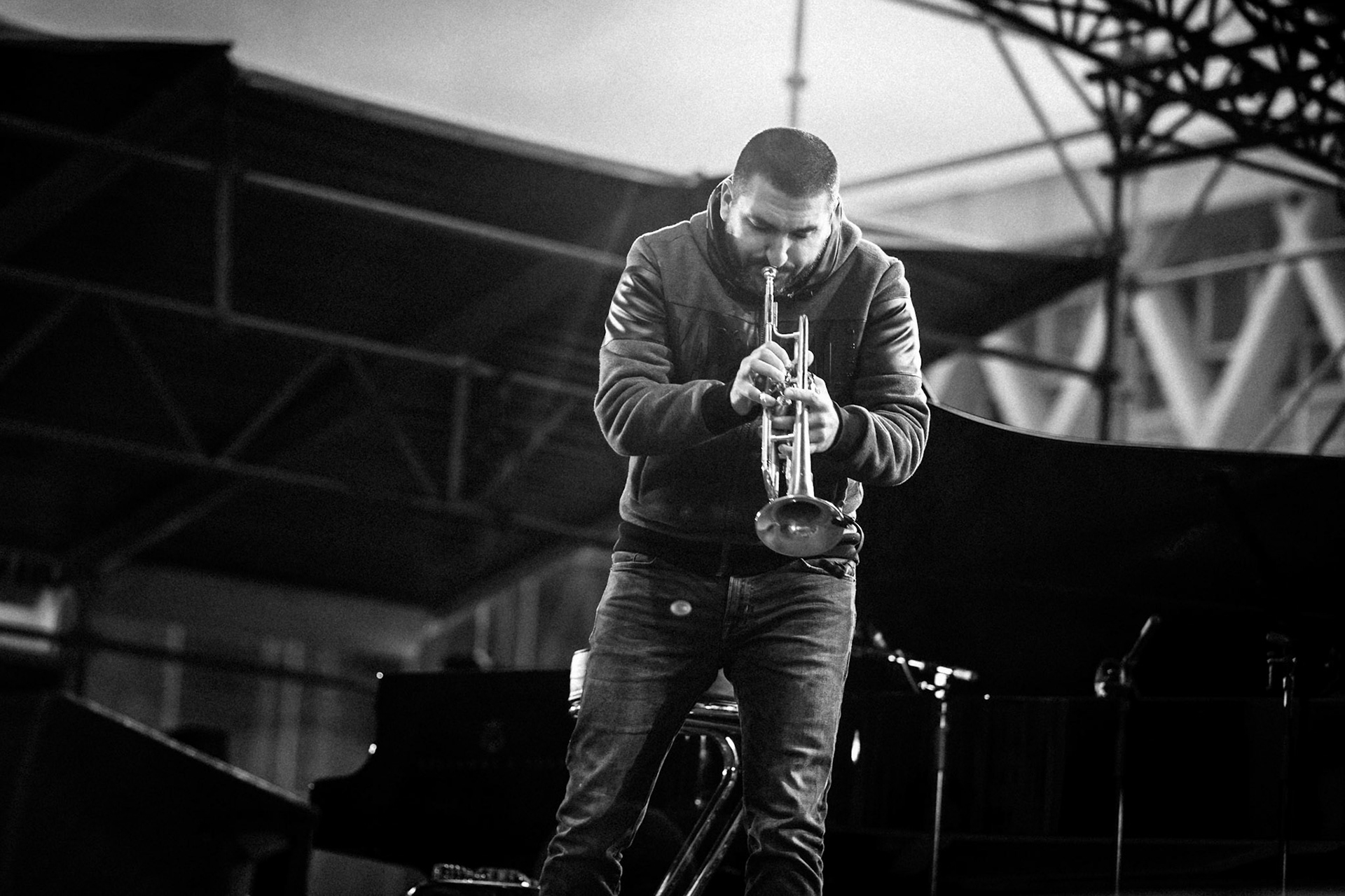 Ibrahim Maalouf avec François Delporte, La Défense Jazz Festival, Parvis de la Défense, 26 septembre 2020