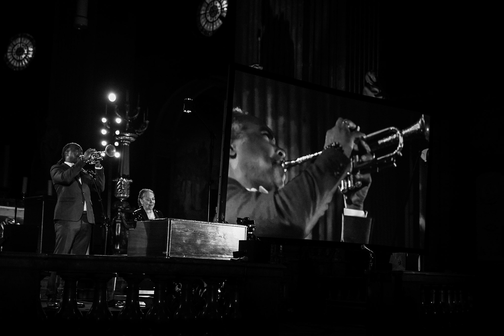 Rhoda Scott &amp; Sophie-Véronique Cauchefer-Choplin, Festival Jazz à Saint-Germain-des-Prés - Paris, Eglise Saint-Sulpice