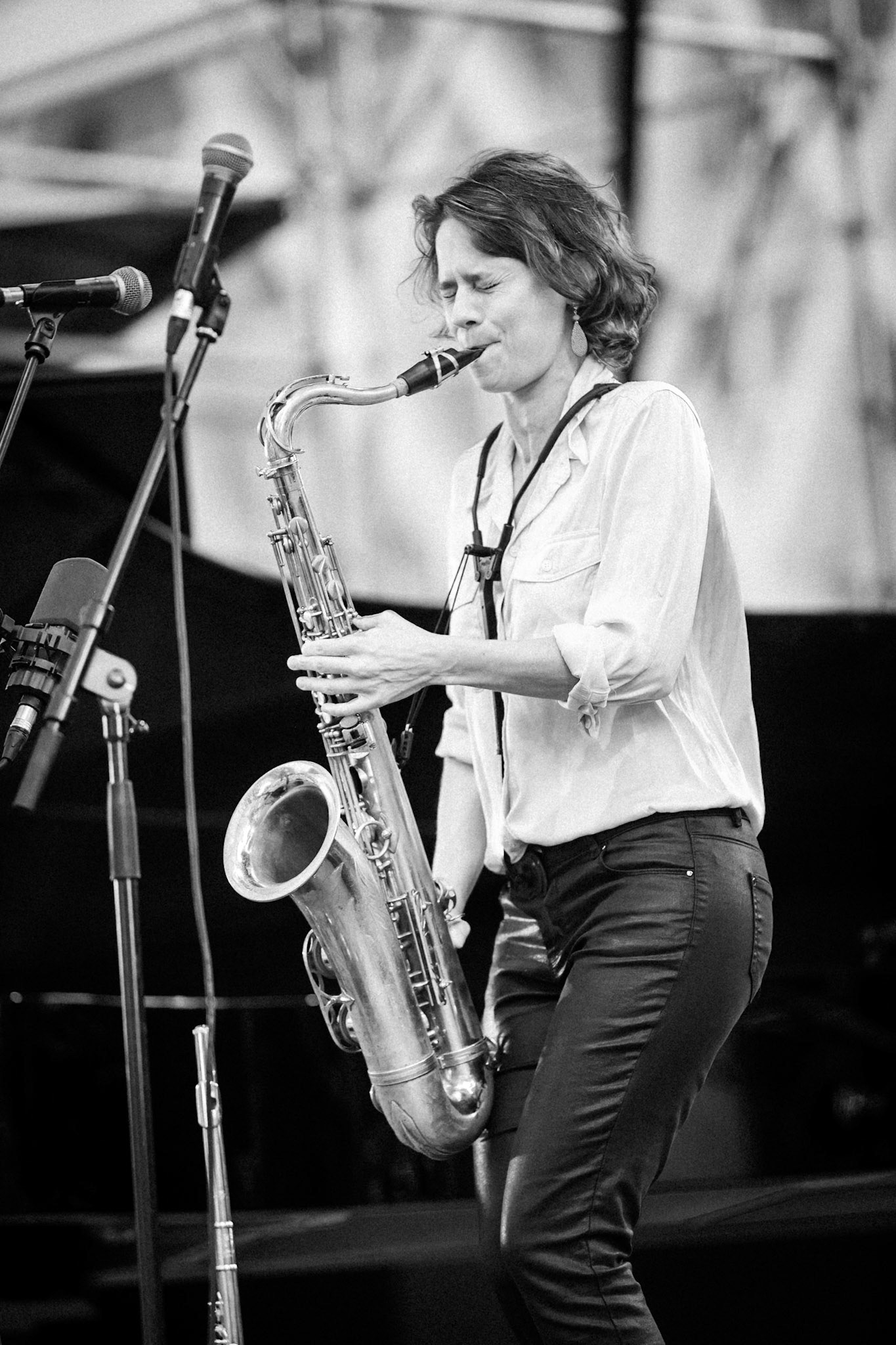 Sophie Alour invite Abdallah Abozekry, La Défense Jazz Festival, Parvis de la Défense, 23 septembre 2020