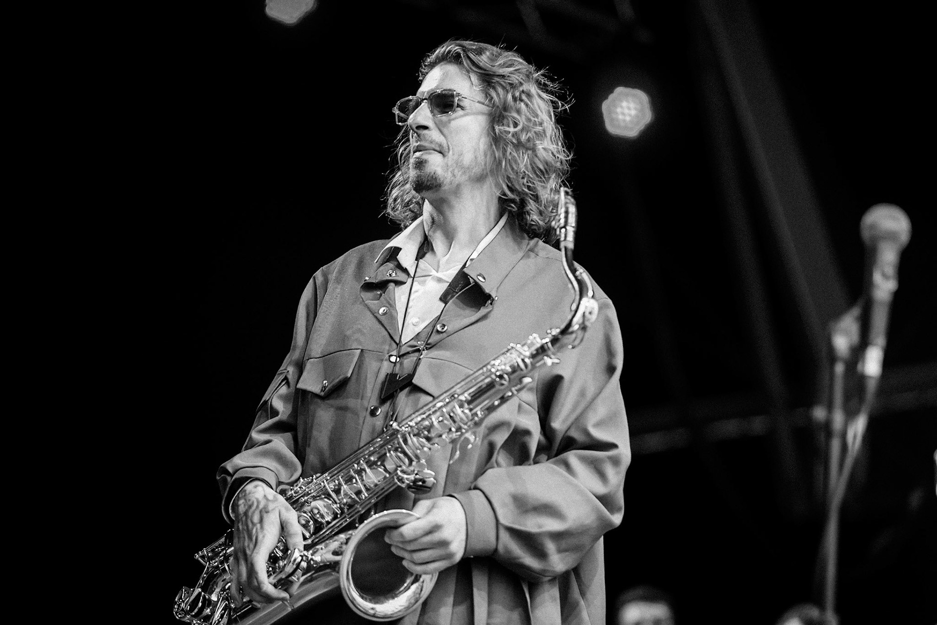 Samy Thiébault "Awé Large Ensemble", La Défense Jazz Festival, Parvis de la Défense, 26 juin 2023