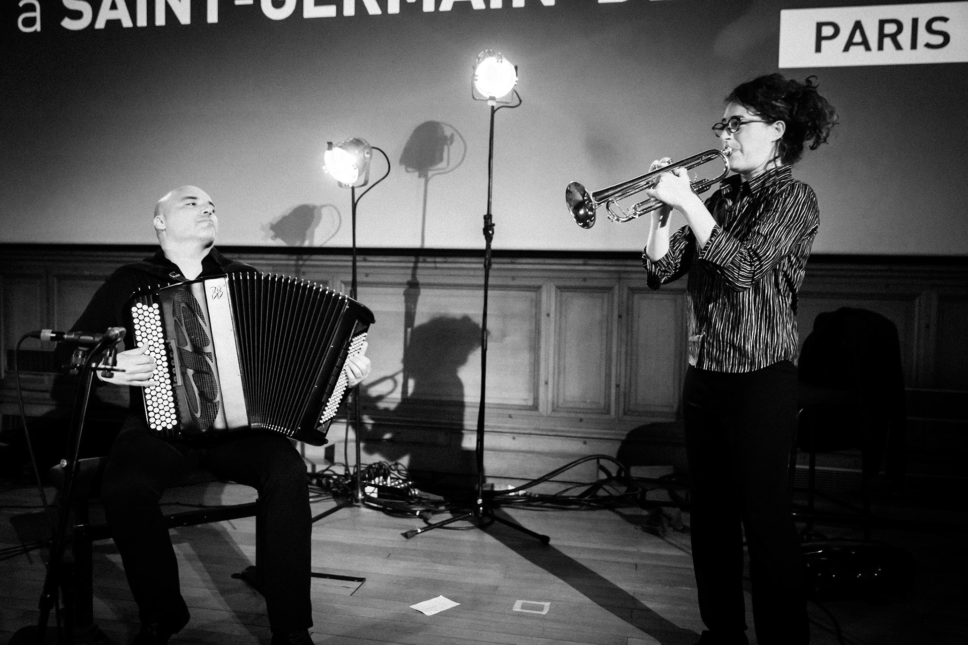 Airelle Besson &amp; Lionel Suarez, Festival Jazz Saint-Germain-des-Prés - Paris , Maison de l'Océan - Grand amphithéâtre, 21 mai 2022