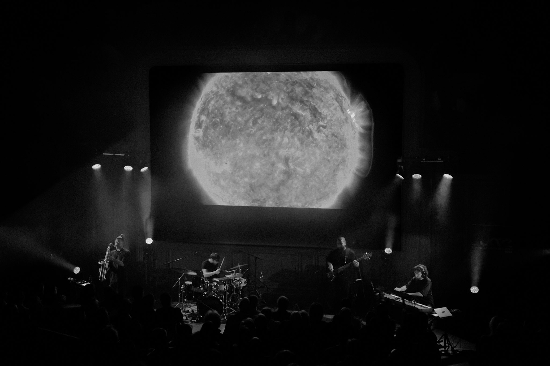 Guillaume Perret Quartet, Festival Jazz à Saint-Germain-des-Prés - Paris, grand amphithéâtre de la Maison de l'Océan