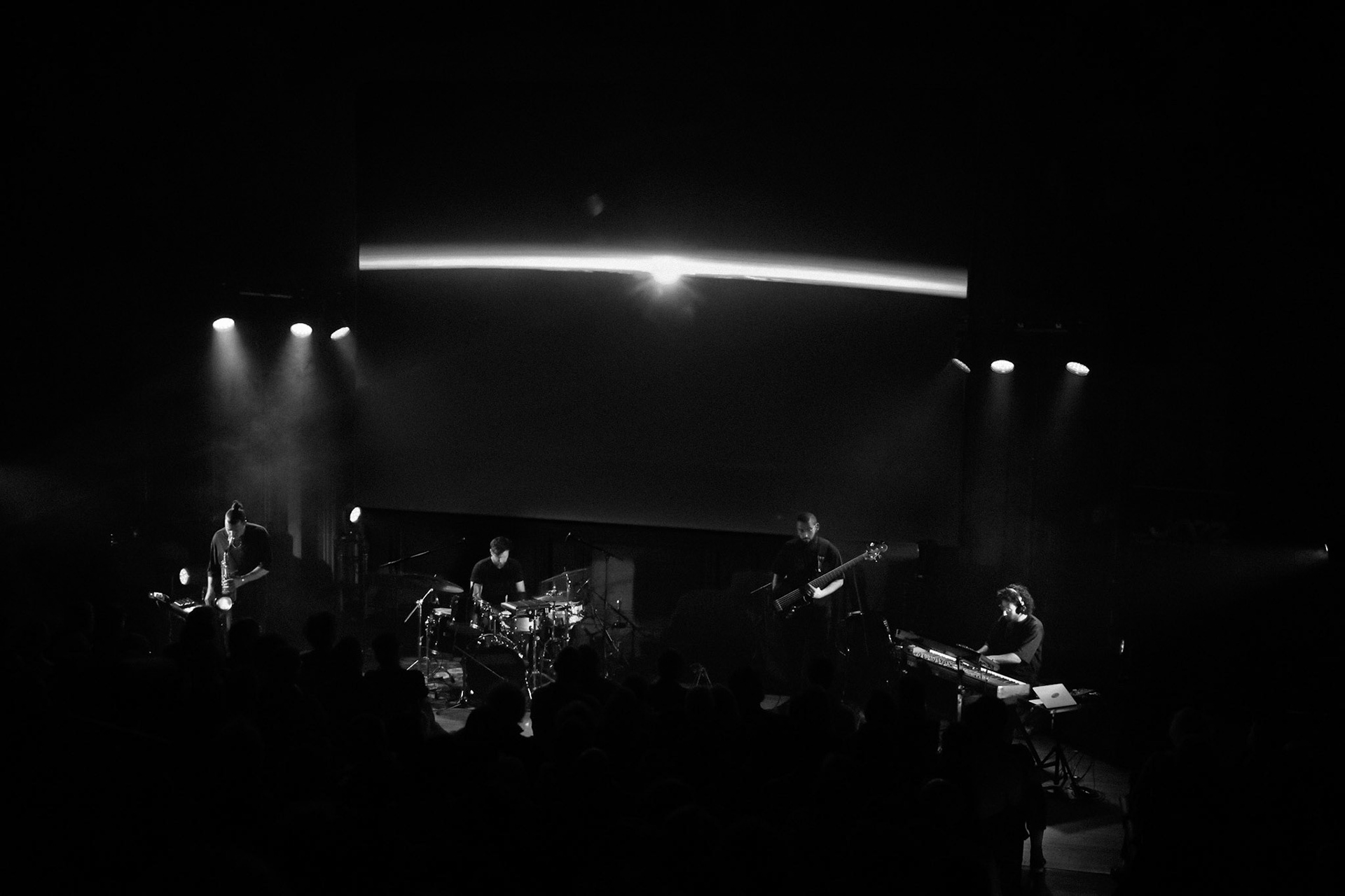Guillaume Perret Quartet, Festival Jazz à Saint-Germain-des-Prés - Paris, grand amphithéâtre de la Maison de l'Océan