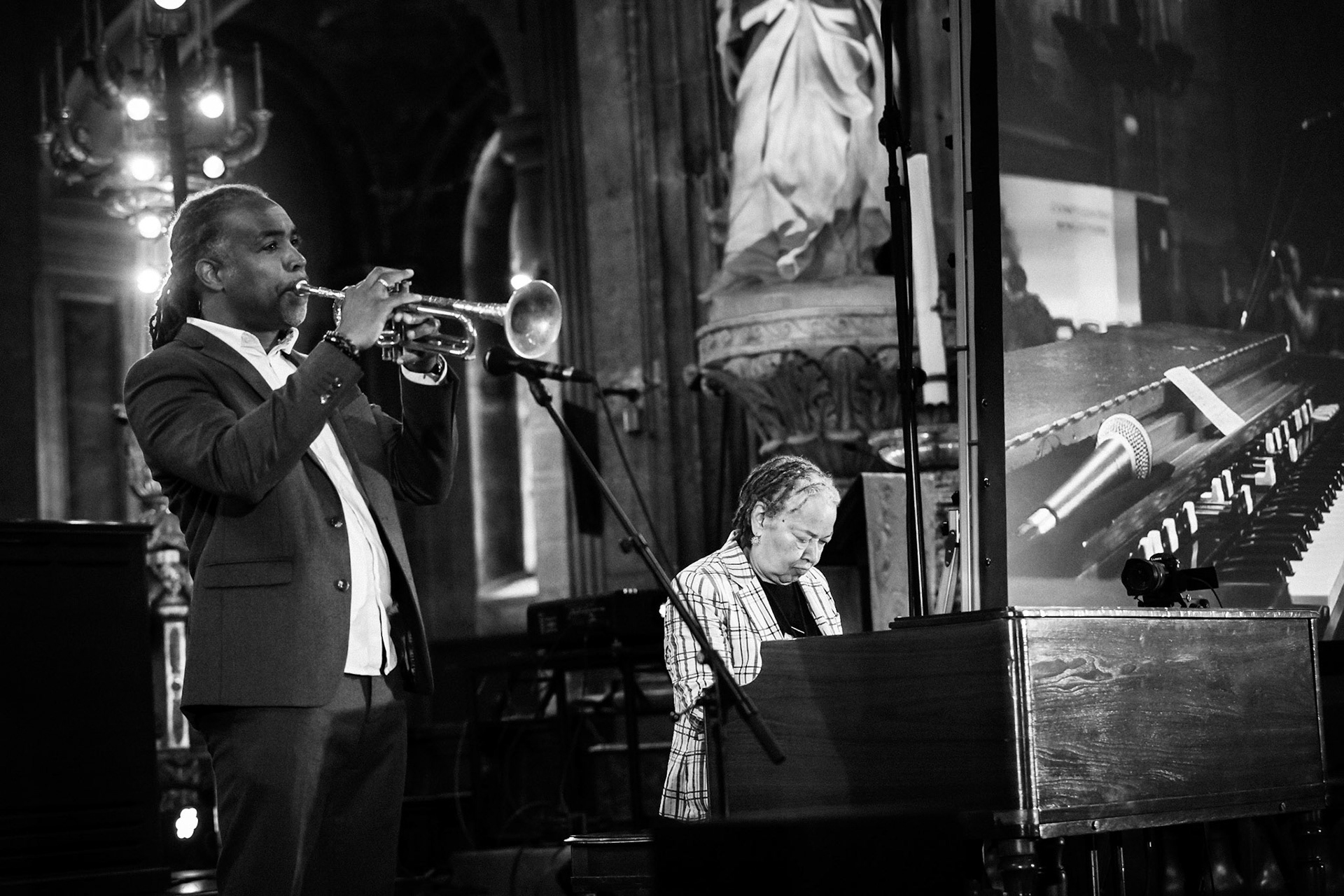Rhoda Scott &amp; Sophie-Véronique Cauchefer-Choplin, Festival Jazz à Saint-Germain-des-Prés - Paris, Eglise Saint-Sulpice