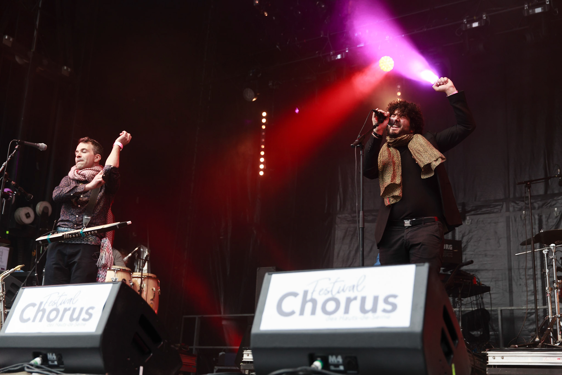 Sofiane Saidi & Mazalda, 31ème édition Festival Chorus des Hauts-de-Seine, Parvis de La Seine Musicale (Boulogne-Billancourt), 5 avril 2019