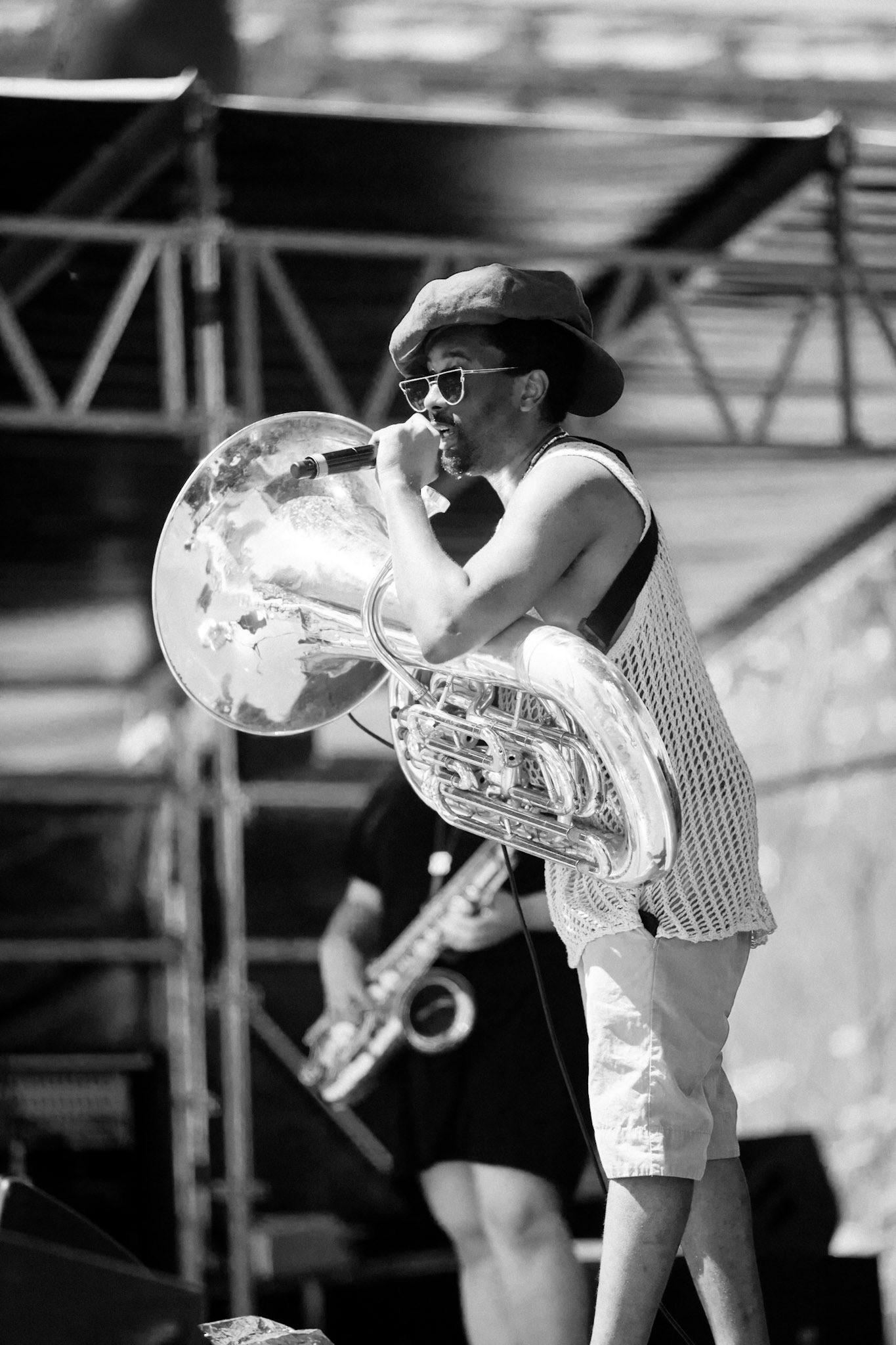 Theon Cross Trio, La Défense Jazz Festival, Parvis de la Défense, 26 mai 2019