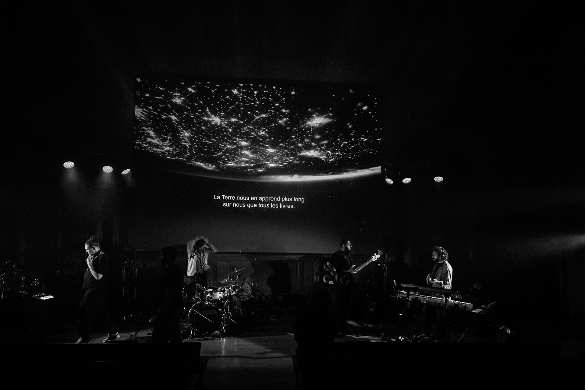 Guillaume Perret Quartet, Festival Jazz à Saint-Germain-des-Prés - Paris, grand amphithéâtre de la Maison de l'Océan