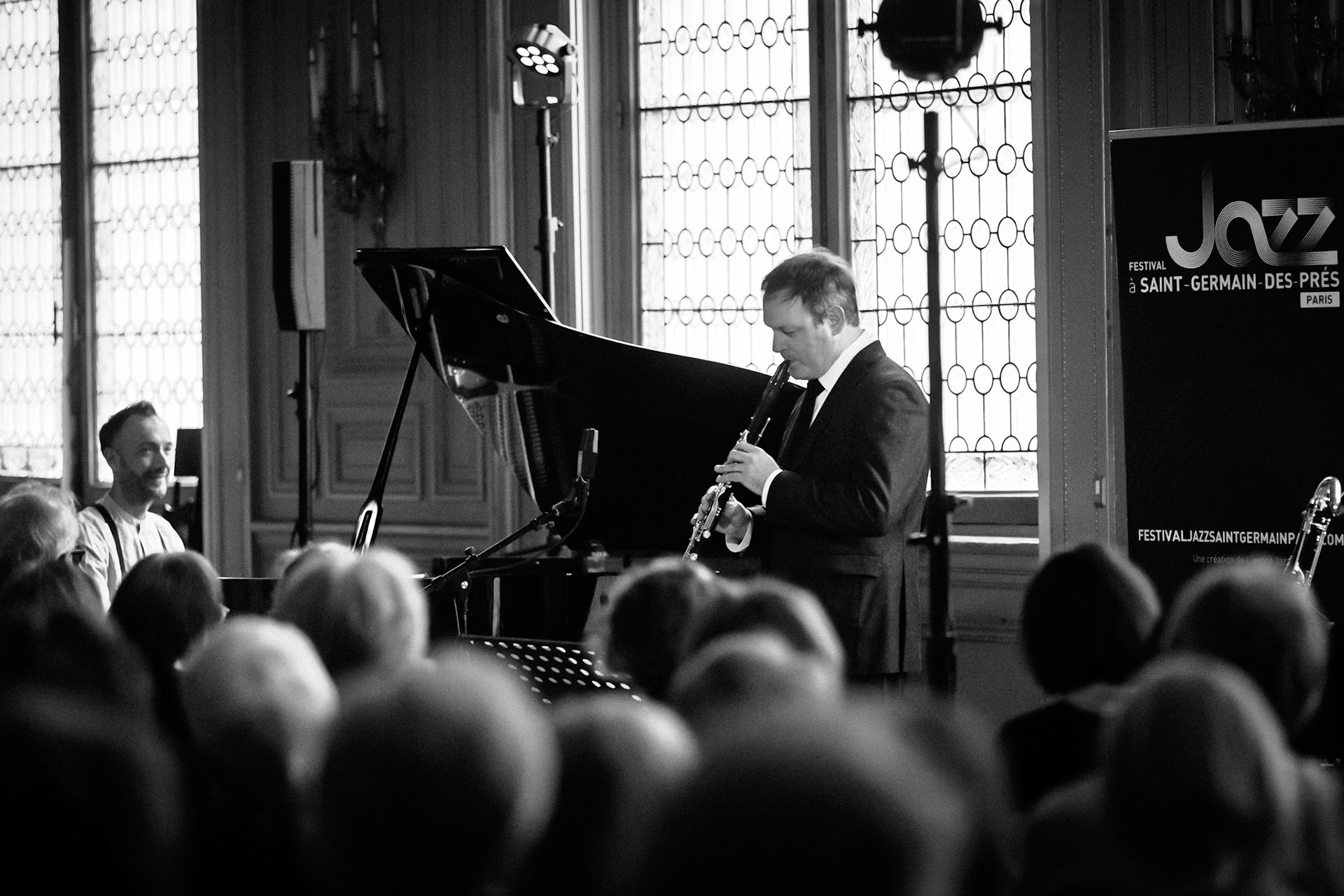Pierre-François Blanchard &amp; Thomas Savy, Festival Jazz à Saint-Germain-des-Prés - Paris, Salle des fêtes - Mairie du 6ème